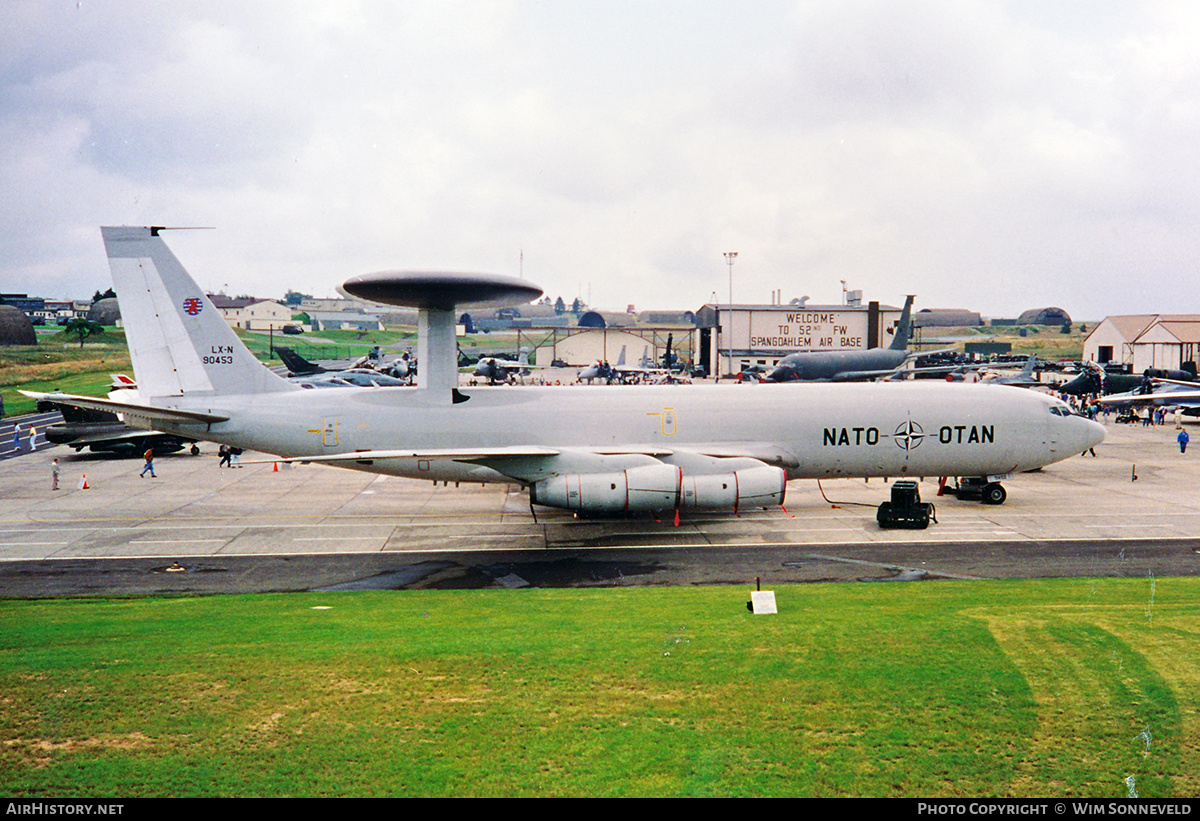 Aircraft Photo of LX-N90453 | Boeing E-3A Sentry | Luxembourg - NATO | AirHistory.net #670111
