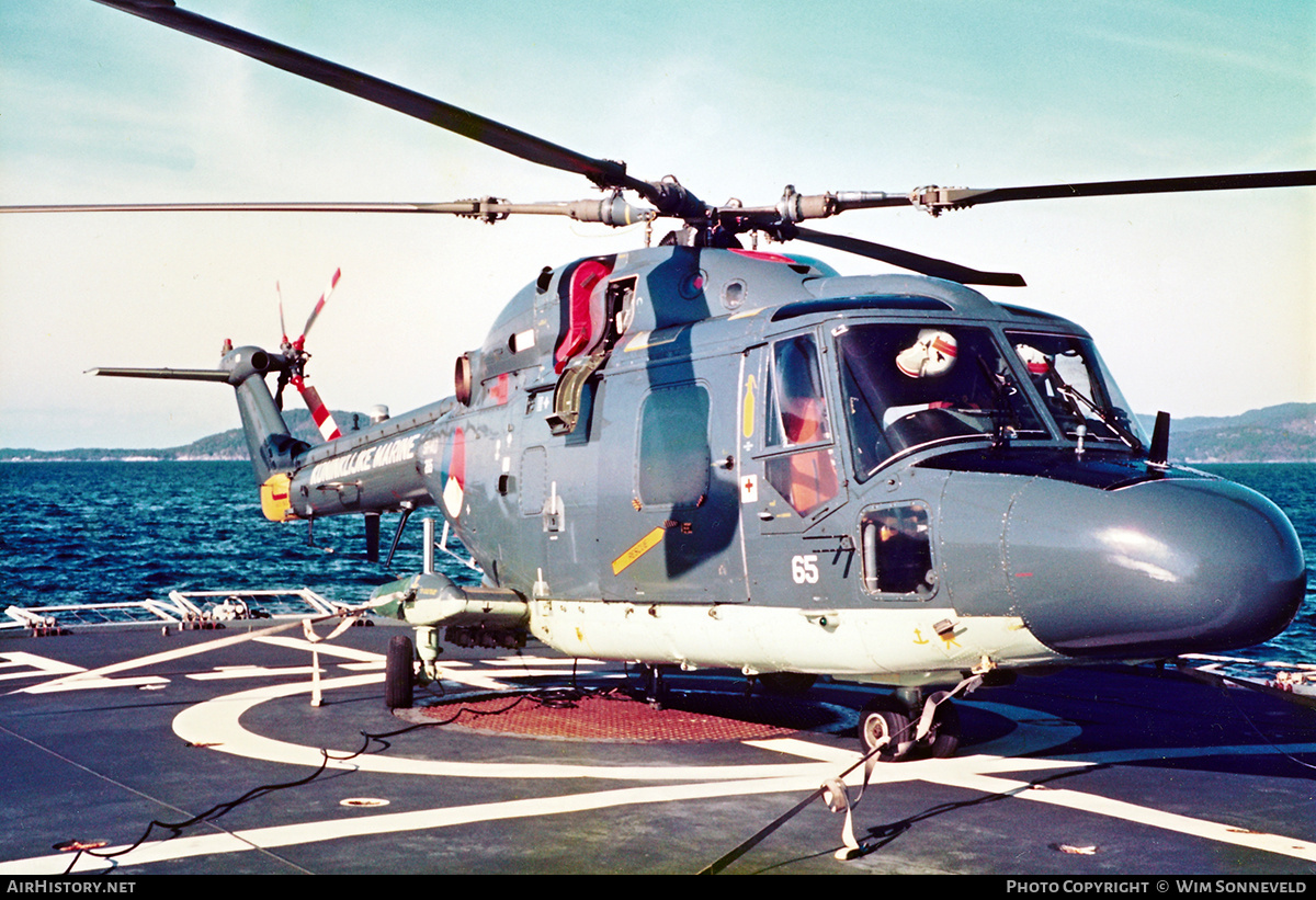 Aircraft Photo of 265 / 65 | Westland SH-14D Lynx (WG-13) | Netherlands - Navy | AirHistory.net #670112