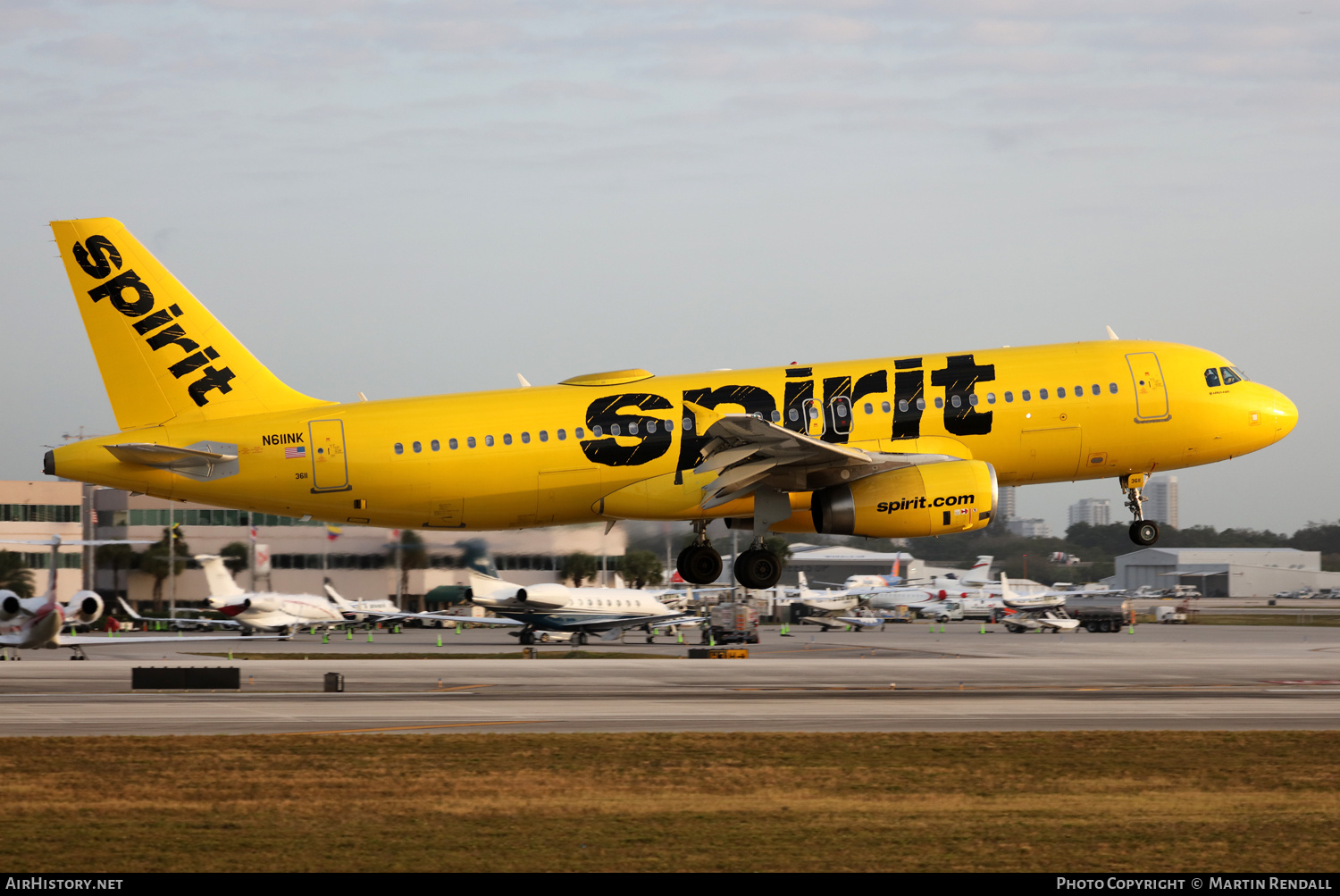 Aircraft Photo of N611NK | Airbus A320-232 | Spirit Airlines | AirHistory.net #670131