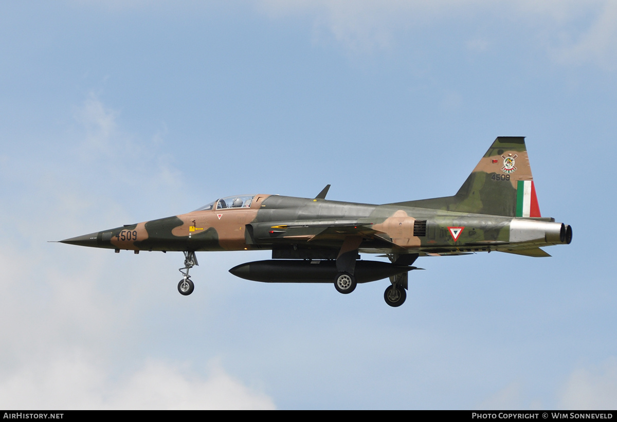 Aircraft Photo of 4509 | Northrop F-5E Tiger II | Mexico - Air Force | AirHistory.net #670139