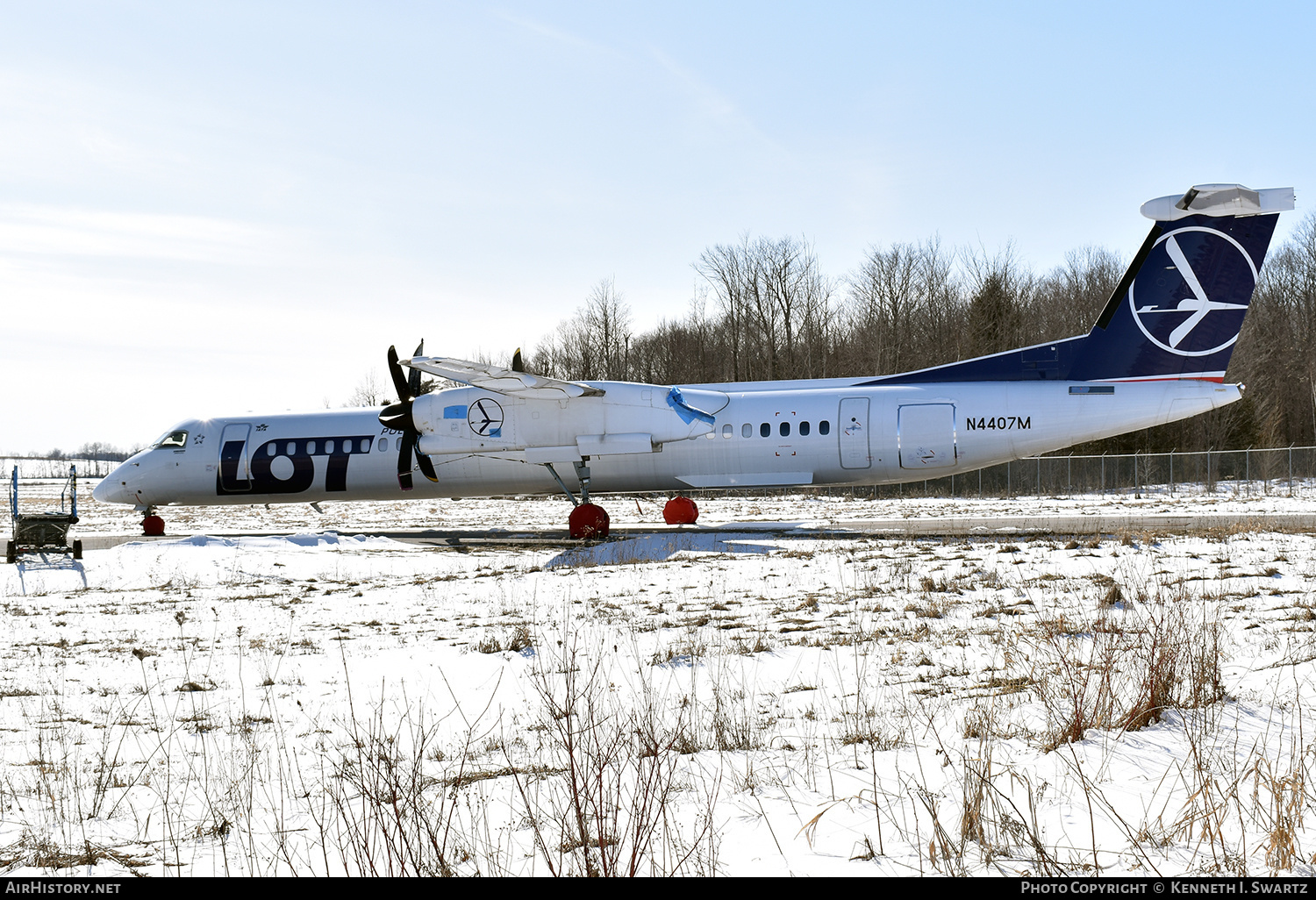 Aircraft Photo of N4407M | Bombardier DHC-8-402 Dash 8 | LOT Polish Airlines - Polskie Linie Lotnicze | AirHistory.net #670147
