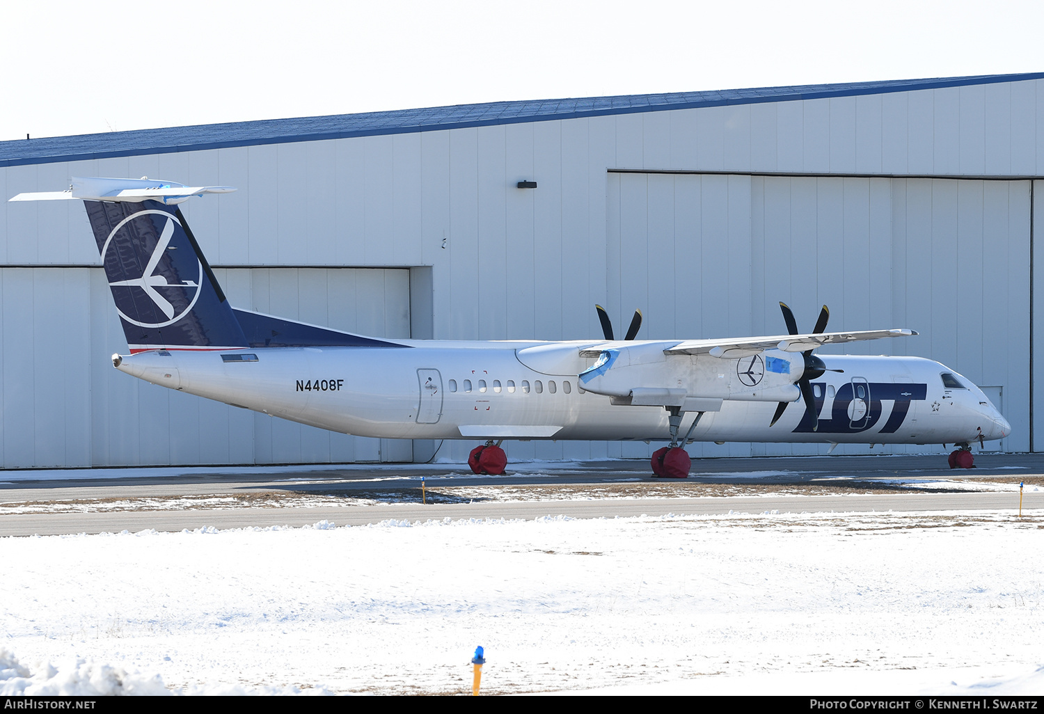 Aircraft Photo of N4408F | Bombardier DHC-8-402 Dash 8 | LOT Polish Airlines - Polskie Linie Lotnicze | AirHistory.net #670152