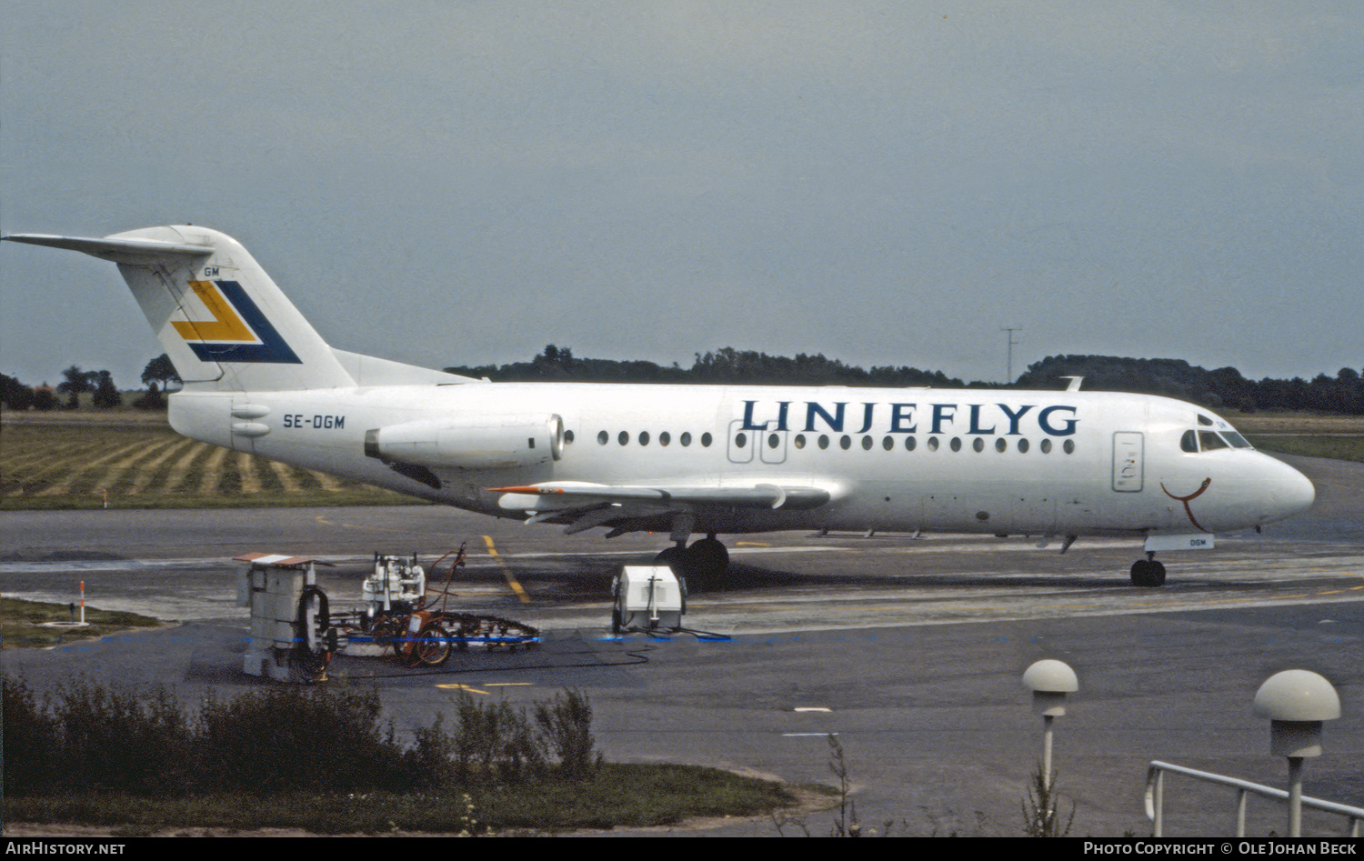 Aircraft Photo of SE-DGM | Fokker F28-4000 Fellowship | Linjeflyg | AirHistory.net #670165