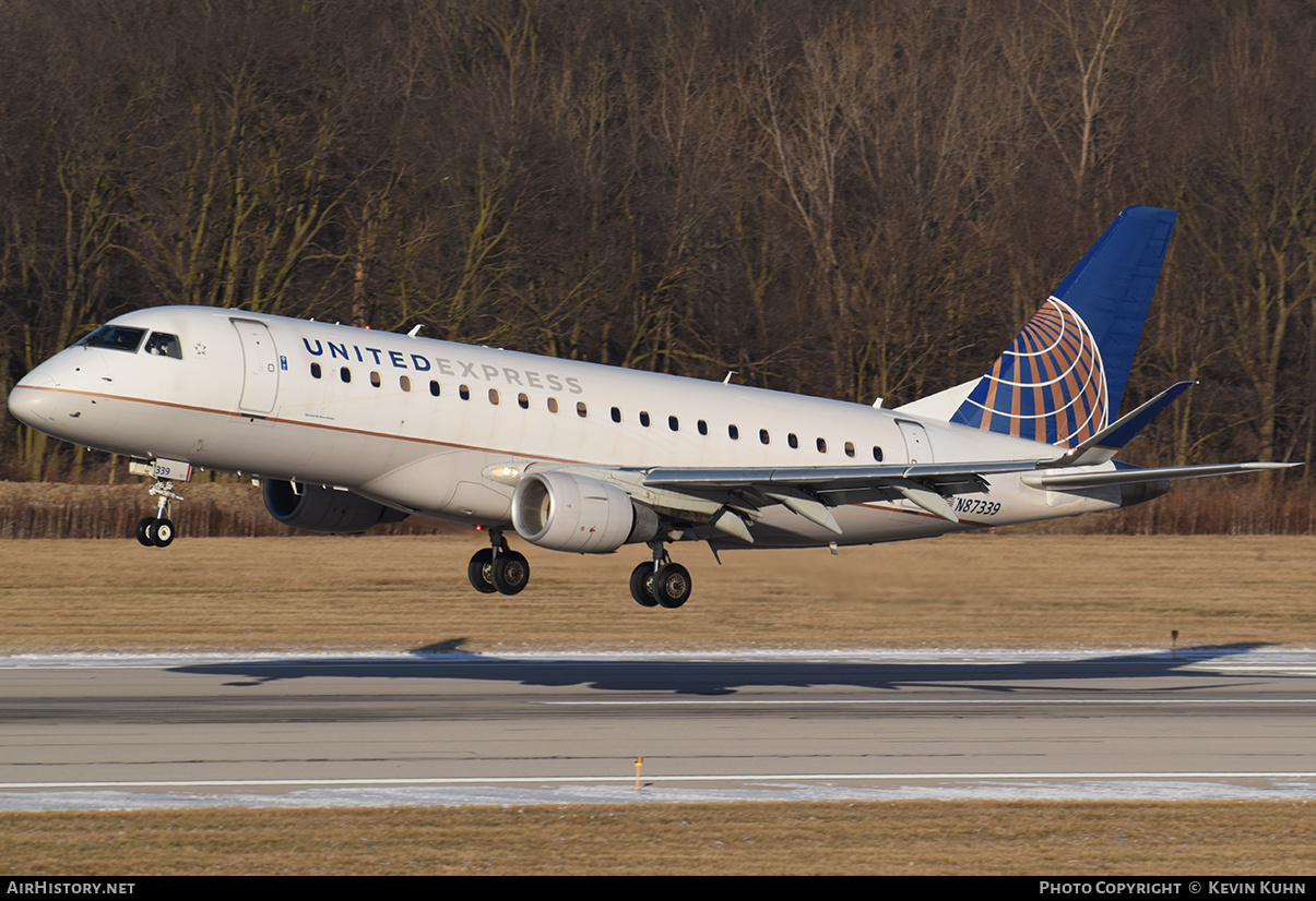 Aircraft Photo of N87339 | Embraer 175LR (ERJ-170-200LR) | United Express | AirHistory.net #670171