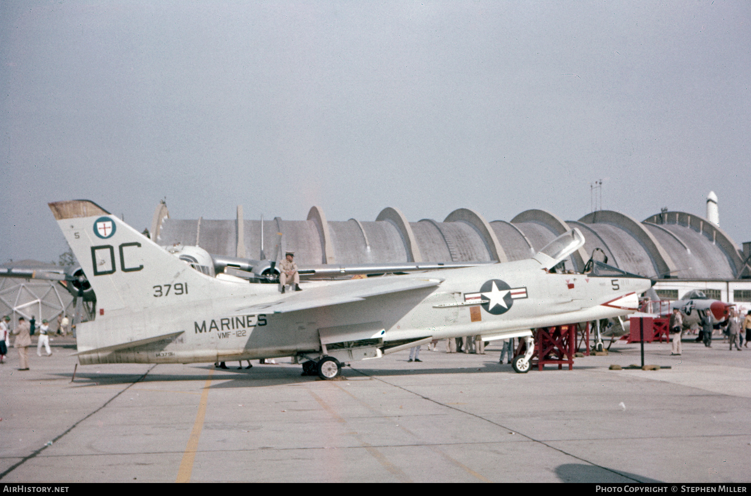 Aircraft Photo of 143791 / 3791 | Vought F8U-1 Crusader | USA - Marines | AirHistory.net #670173