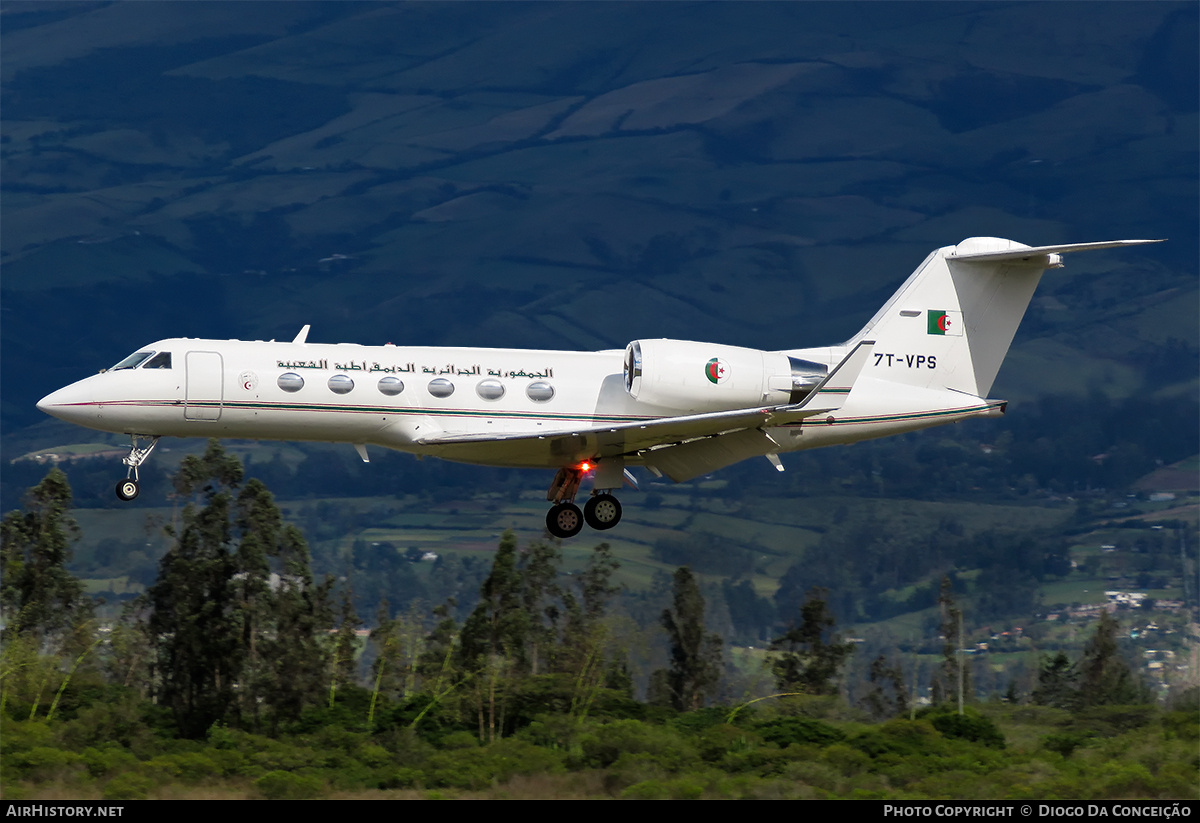 Aircraft Photo of 7T-VPS | Gulfstream Aerospace G-IV Gulfstream IV-SP | Algeria - Government | AirHistory.net #670176