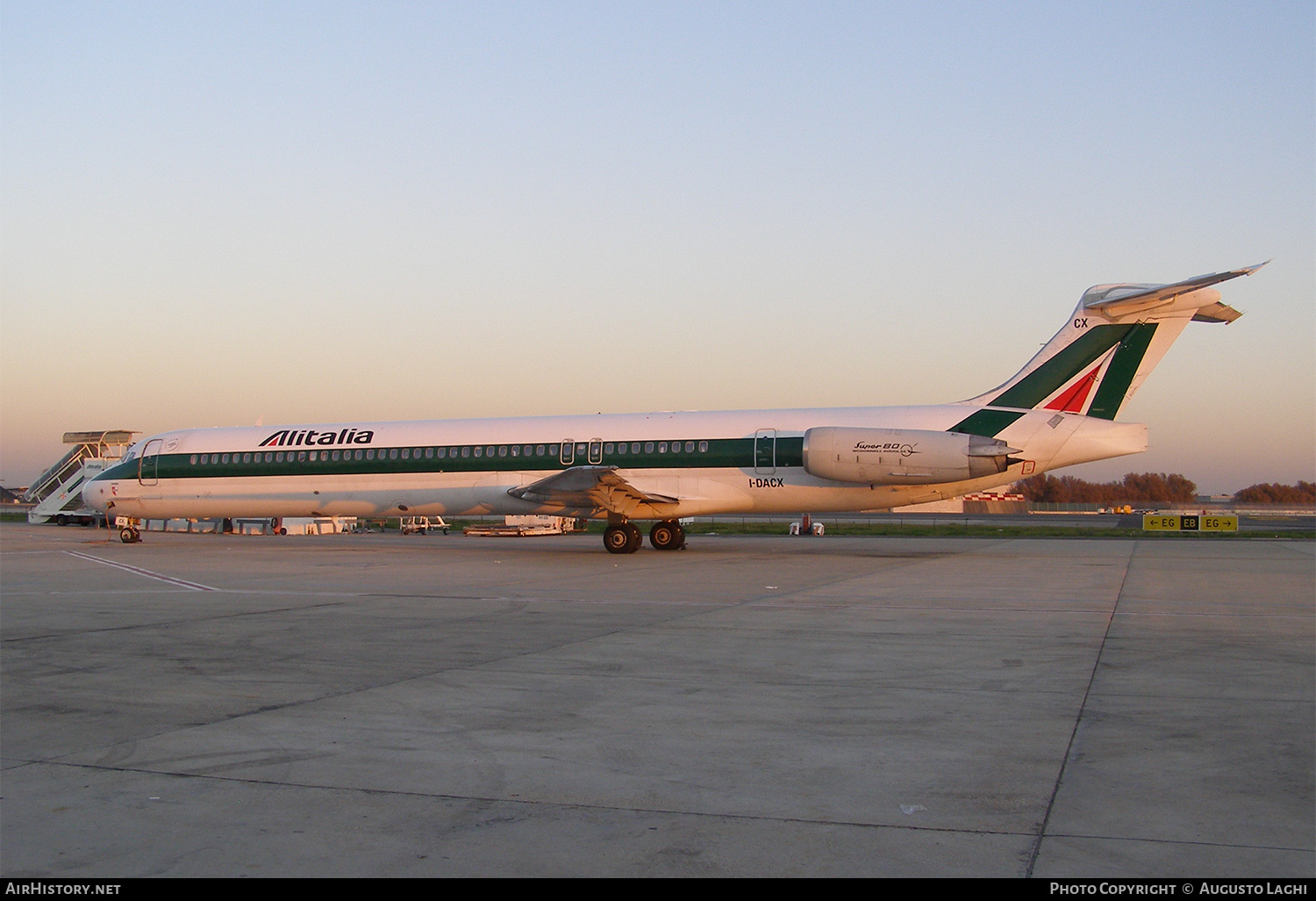 Aircraft Photo of I-DACX | McDonnell Douglas MD-82 (DC-9-82) | Alitalia | AirHistory.net #670179