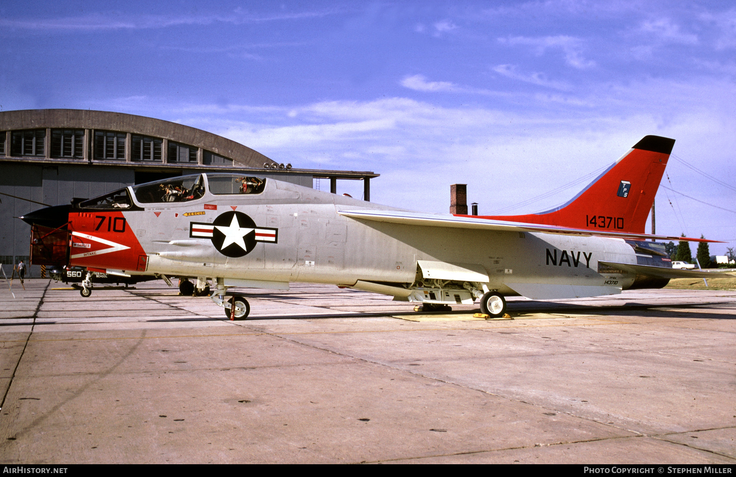 Aircraft Photo of 143710 | Vought NTF-8A Crusader | USA - Navy | AirHistory.net #670198