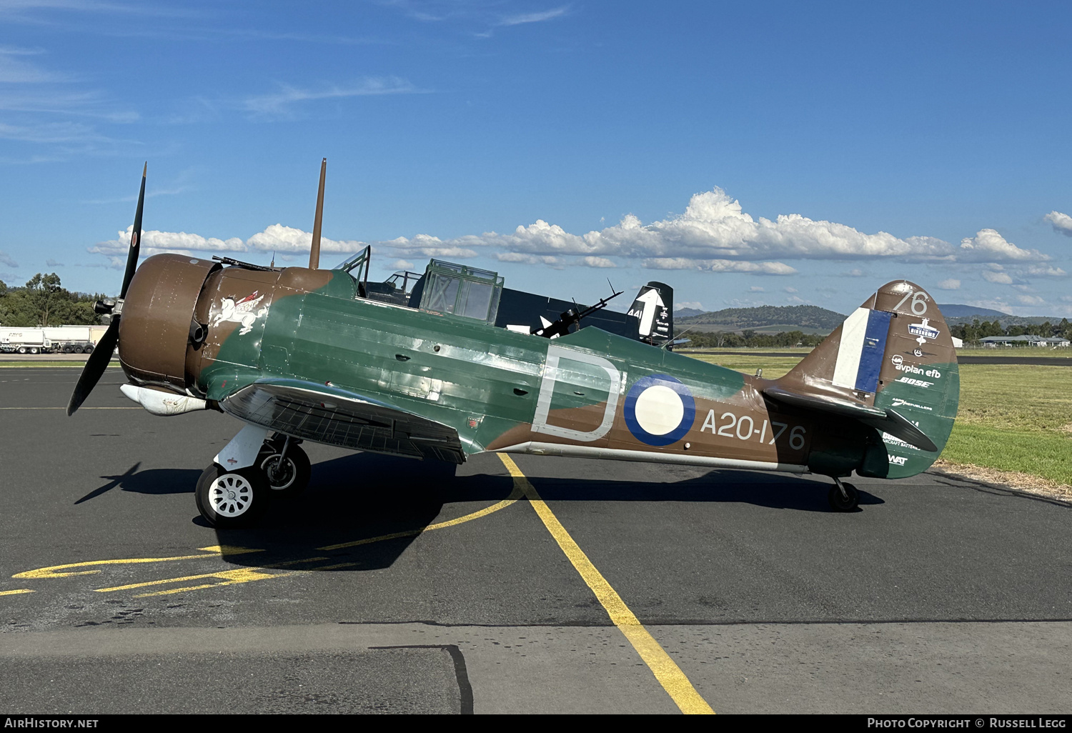 Aircraft Photo of VH-WWY / A20-176 | Commonwealth CA-3 Wirraway Mk II | Australia - Air Force | AirHistory.net #670227