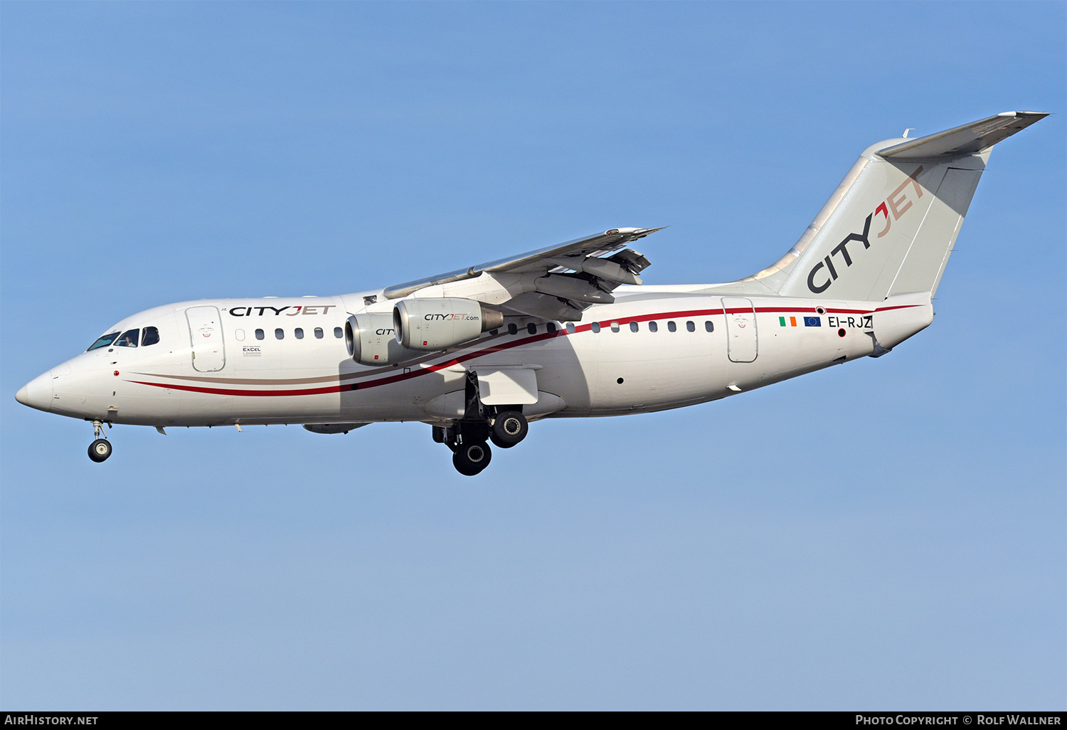 Aircraft Photo of EI-RJZ | British Aerospace Avro 146-RJ85 | CityJet | AirHistory.net #670279