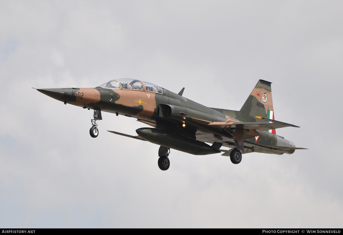 Aircraft Photo of 4502 | Northrop F-5F Tiger II | Mexico - Air Force | AirHistory.net #670284