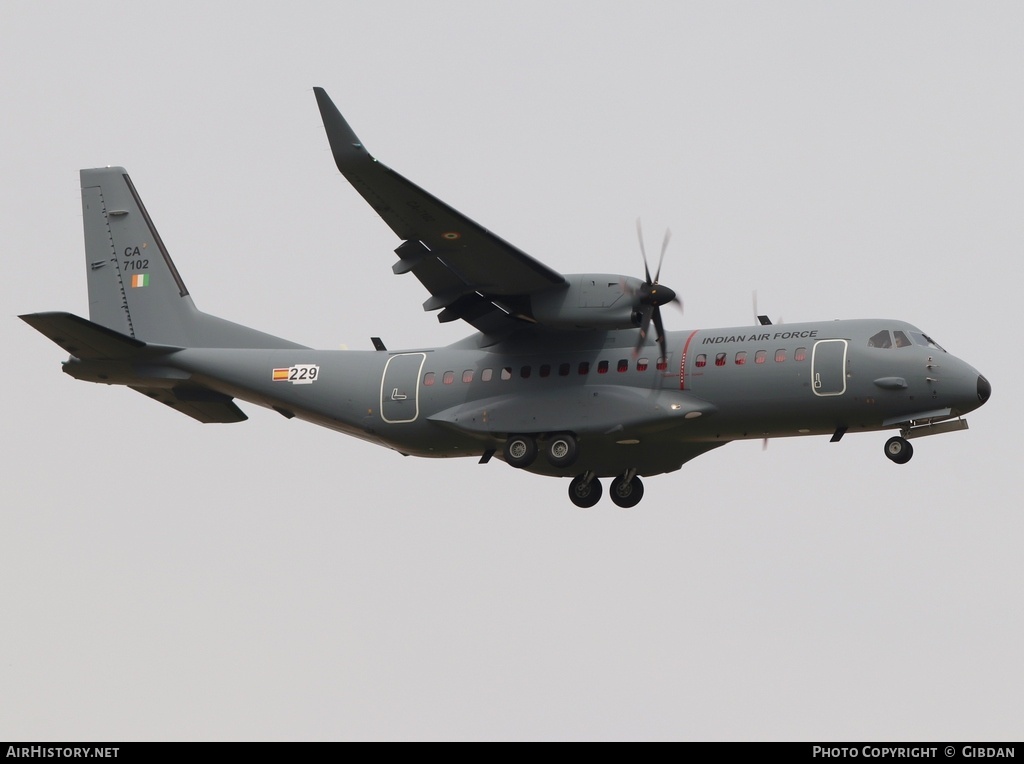 Aircraft Photo of 7102 | CASA C295W | India - Air Force | AirHistory.net #670289