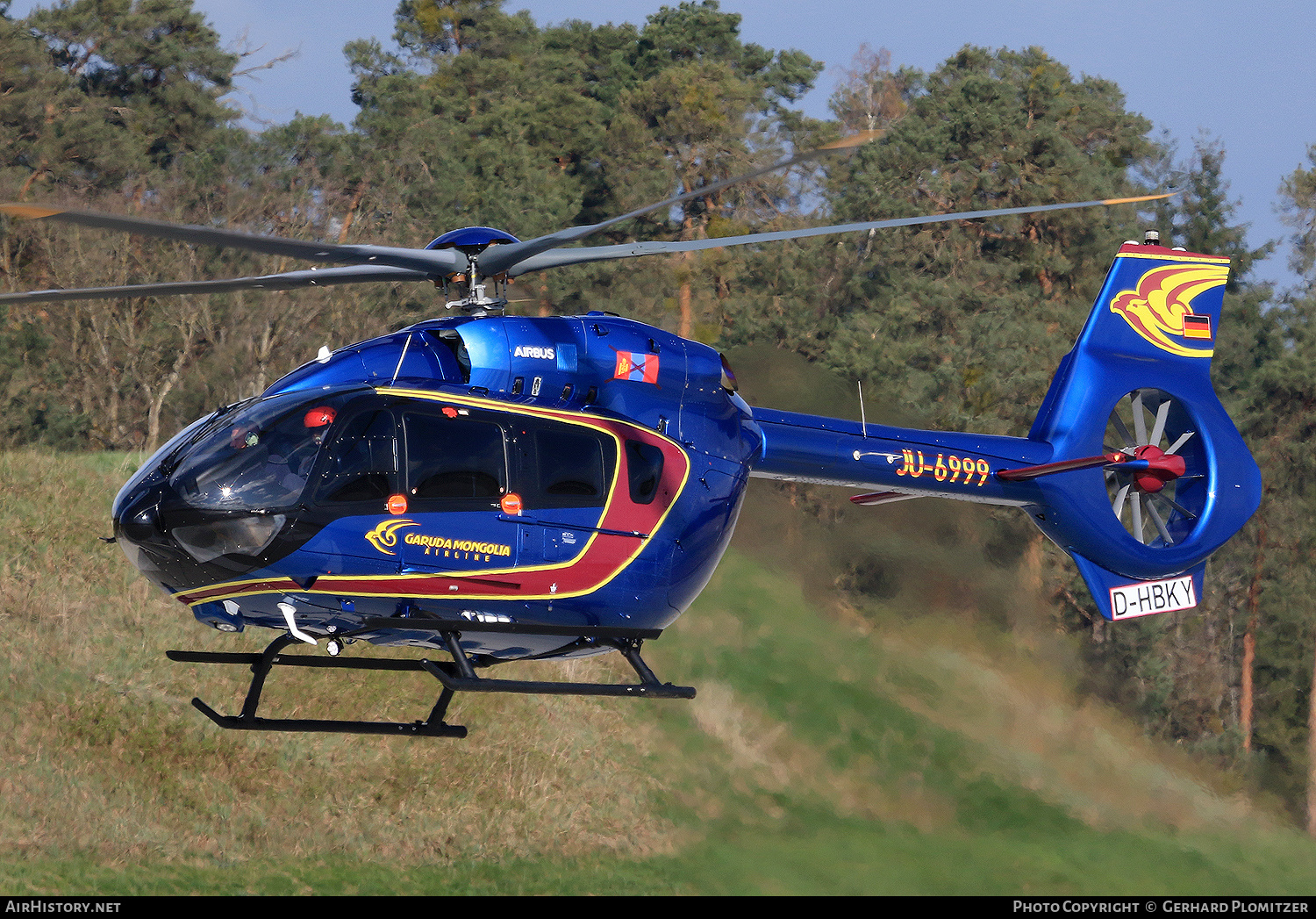 Aircraft Photo of JU-6999 / D-HBKY | Airbus Helicopters H-145 (BK-117D-3) | Garuda Mongolia Airlines | AirHistory.net #670293