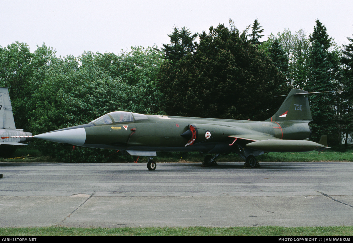 Aircraft Photo of 730 | Lockheed CF-104 Starfighter | Norway - Air Force | AirHistory.net #670301