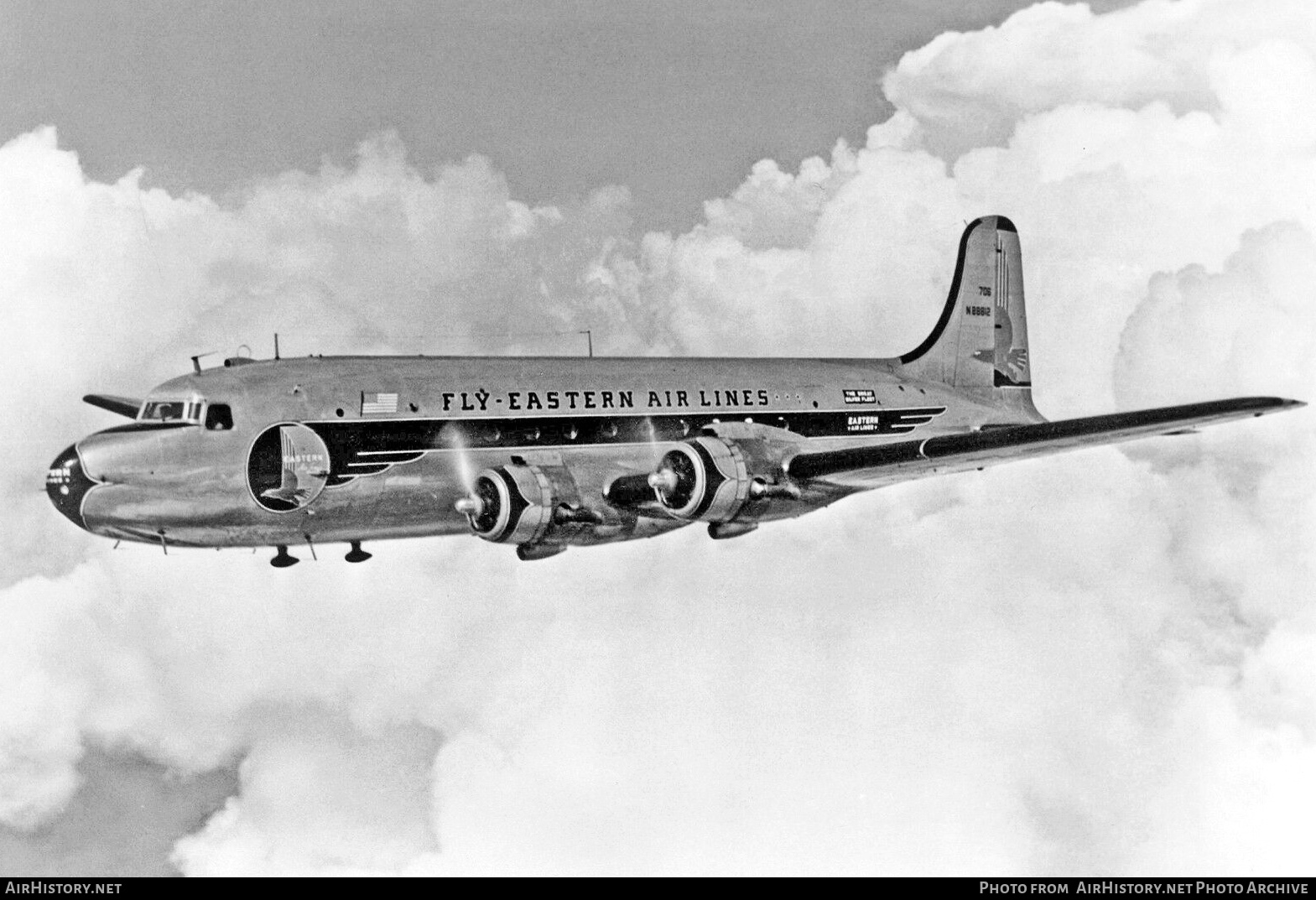 Aircraft Photo of N88812 | Douglas R5D-1 Skymaster | Eastern Air Lines | AirHistory.net #670305