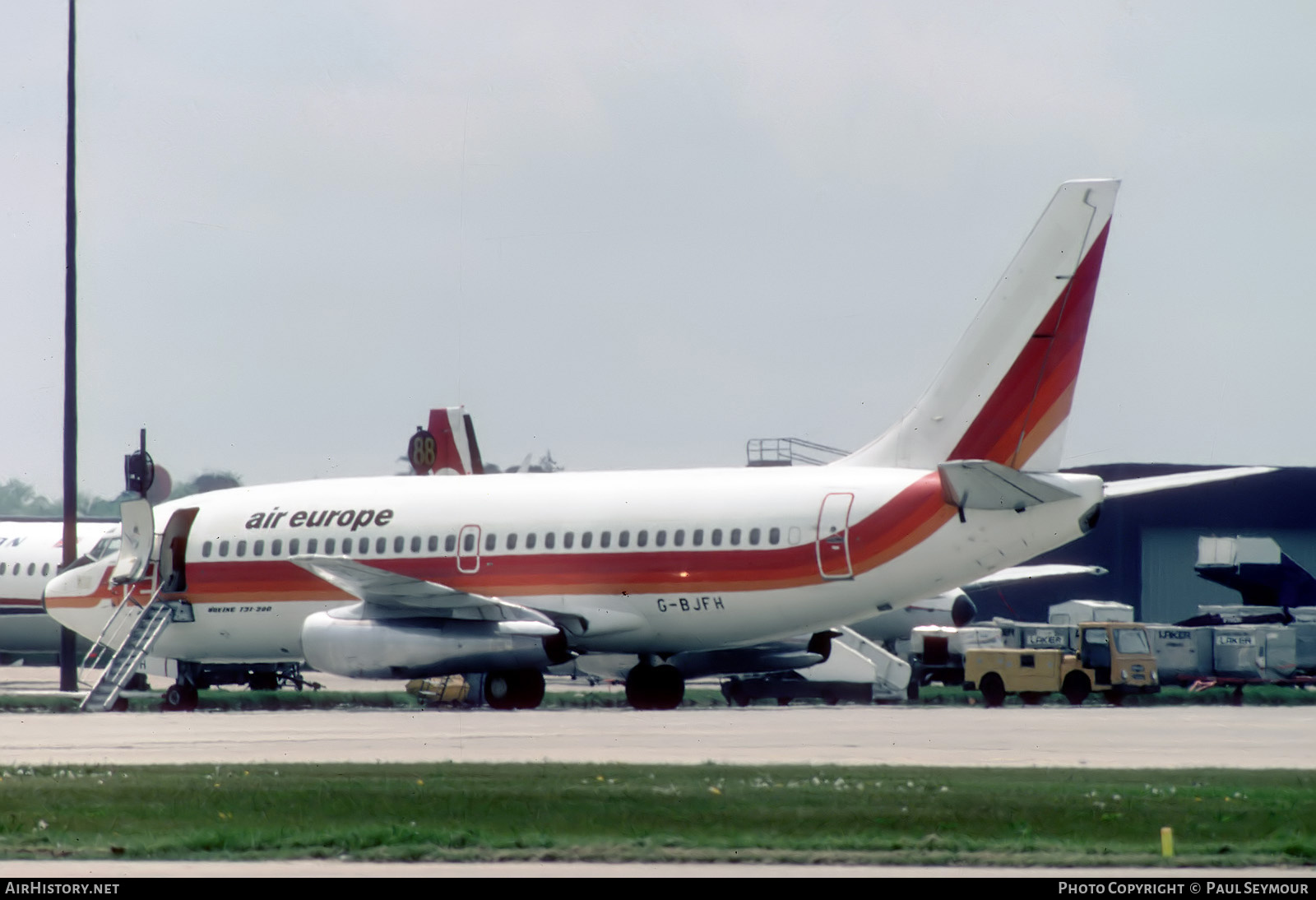 Aircraft Photo of G-BJFH | Boeing 737-2S3/Adv | Air Europe | AirHistory.net #670326