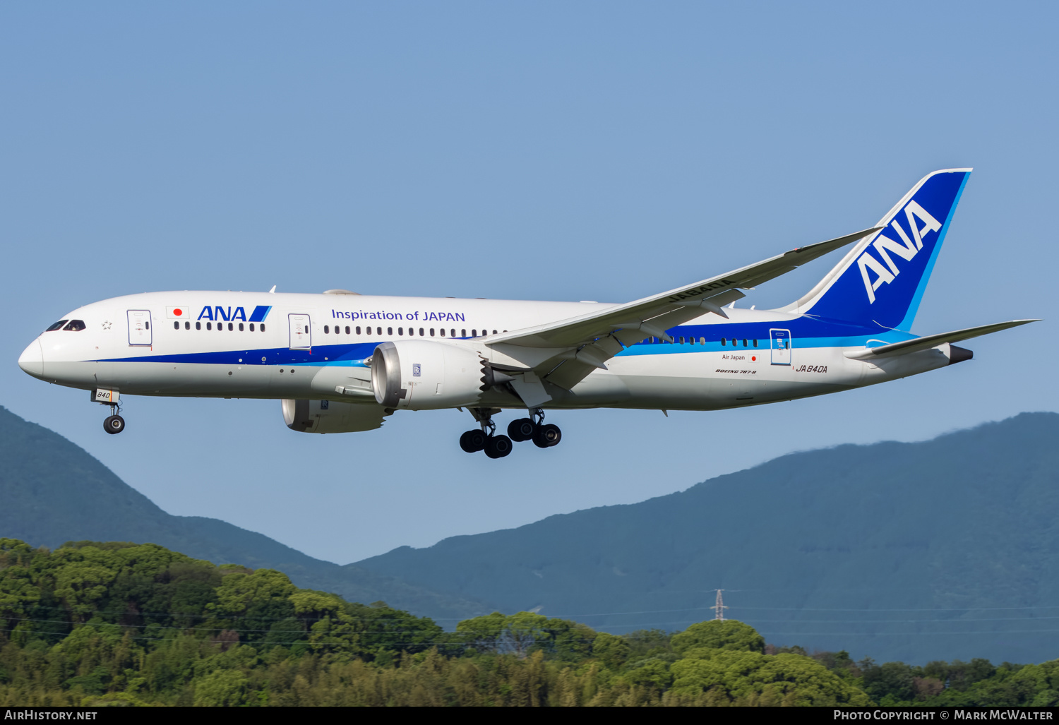 Aircraft Photo of JA840A | Boeing 787-8 Dreamliner | All Nippon Airways - ANA | AirHistory.net #670329