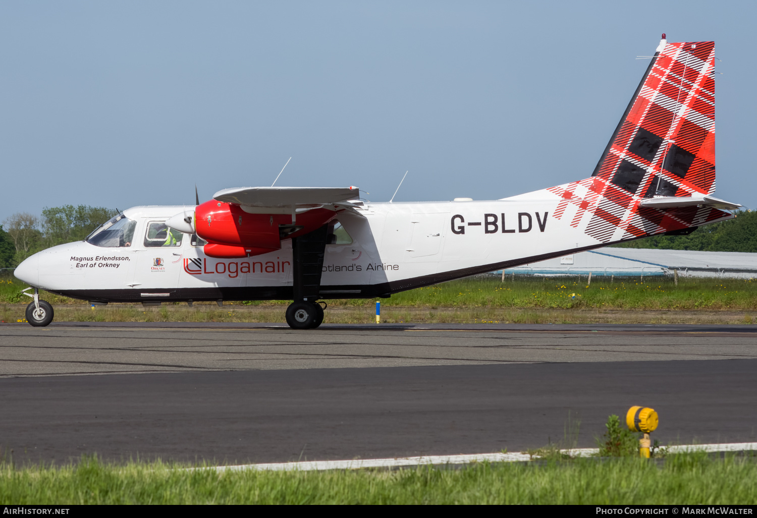 Aircraft Photo of G-BLDV | Pilatus Britten-Norman BN-2B-26 Islander | Loganair | AirHistory.net #670330