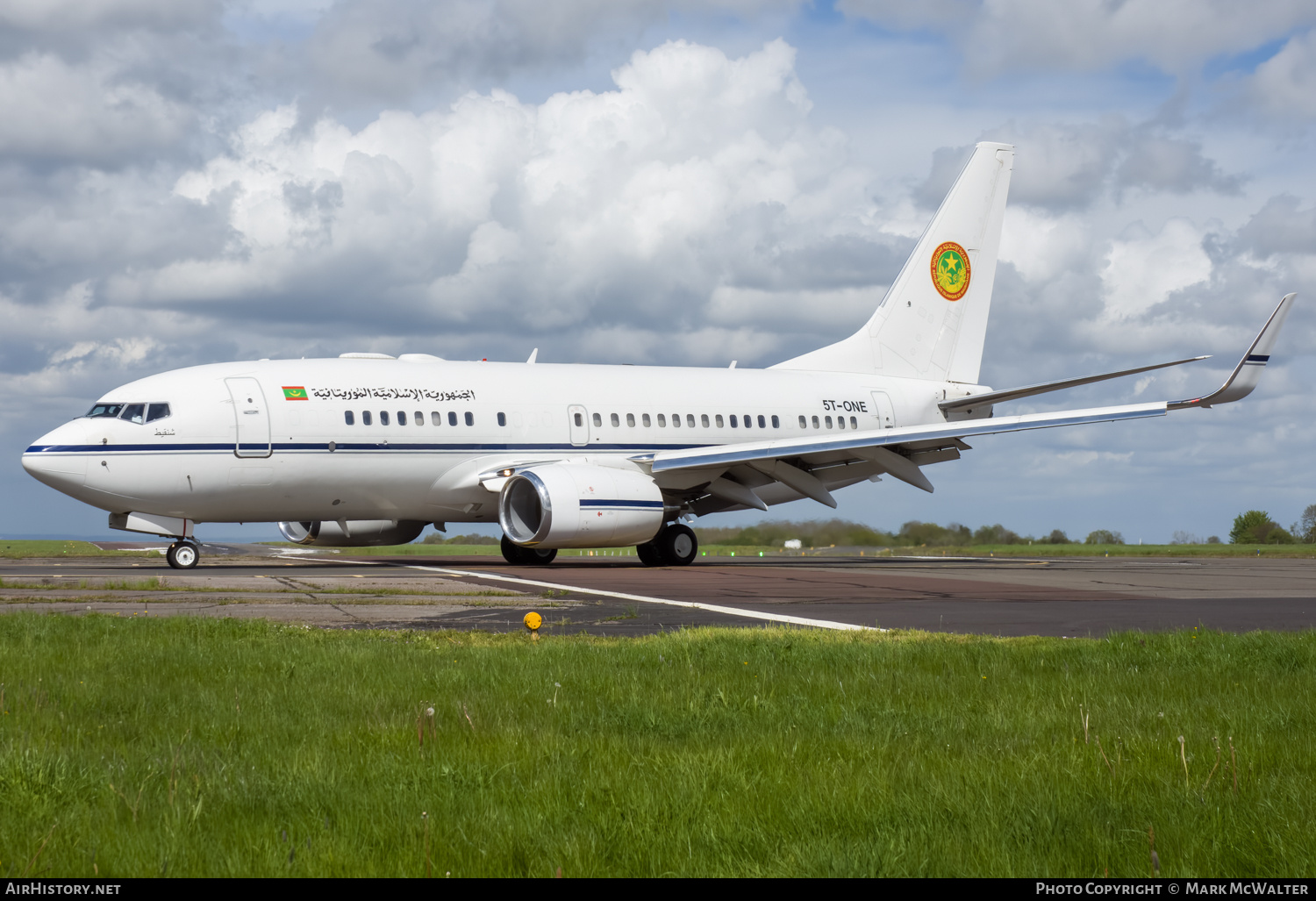 Aircraft Photo of 5T-ONE | Boeing 737-7BQ BBJ | Republique Islamique de Mauritanie | AirHistory.net #670335