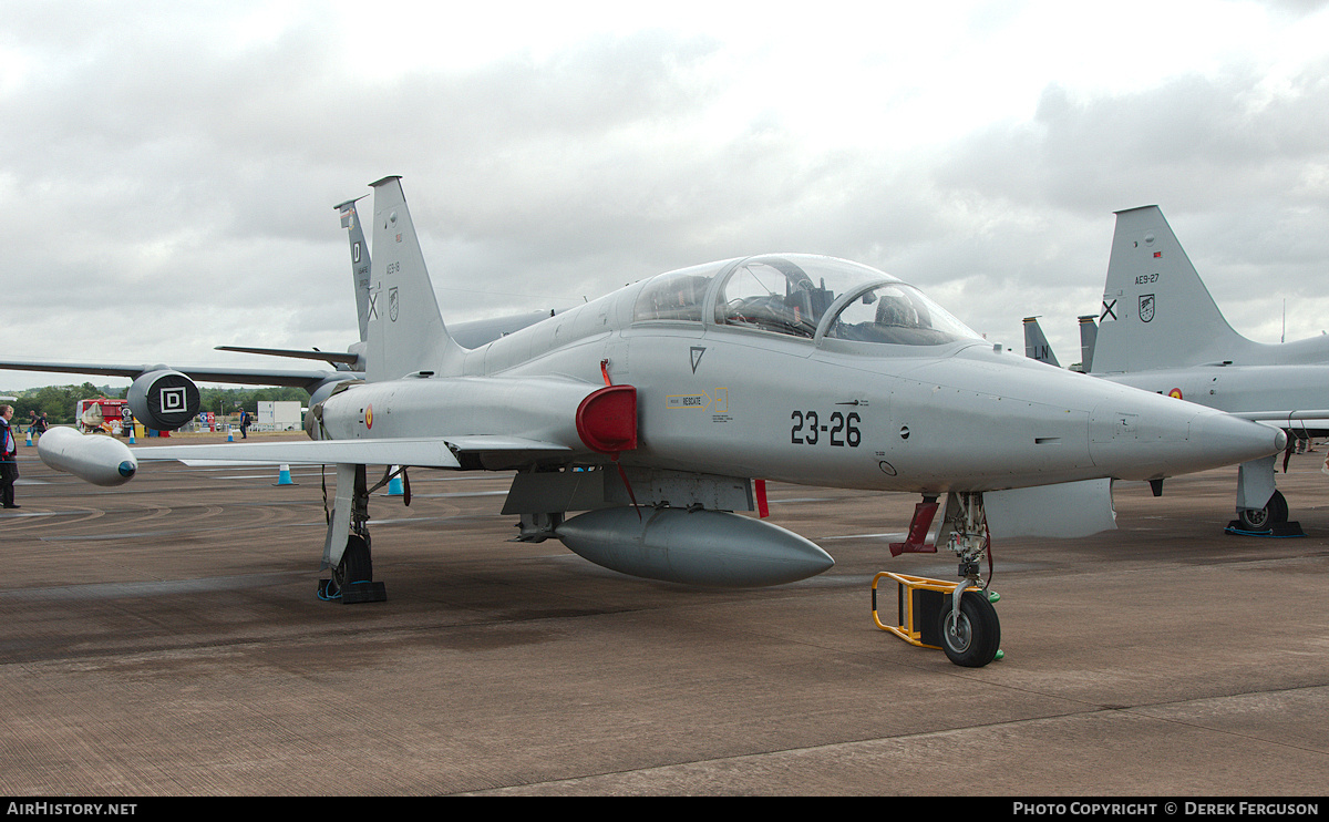 Aircraft Photo of AE9-18 | Northrop SF-5B(M) Freedom Fighter | Spain - Air Force | AirHistory.net #670345