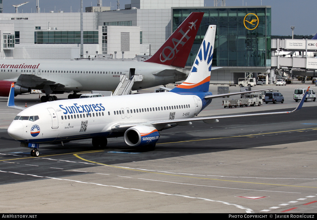 Aircraft Photo of D-ASXD | Boeing 737-8AS | SunExpress | AirHistory.net #670346