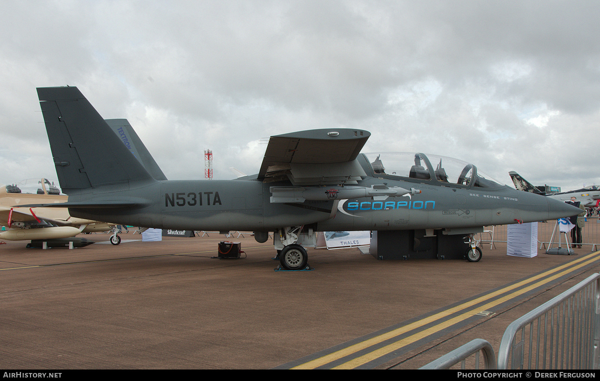 Aircraft Photo of N531TA | Cessna E530 Scorpion | Textron AirLand | AirHistory.net #670366