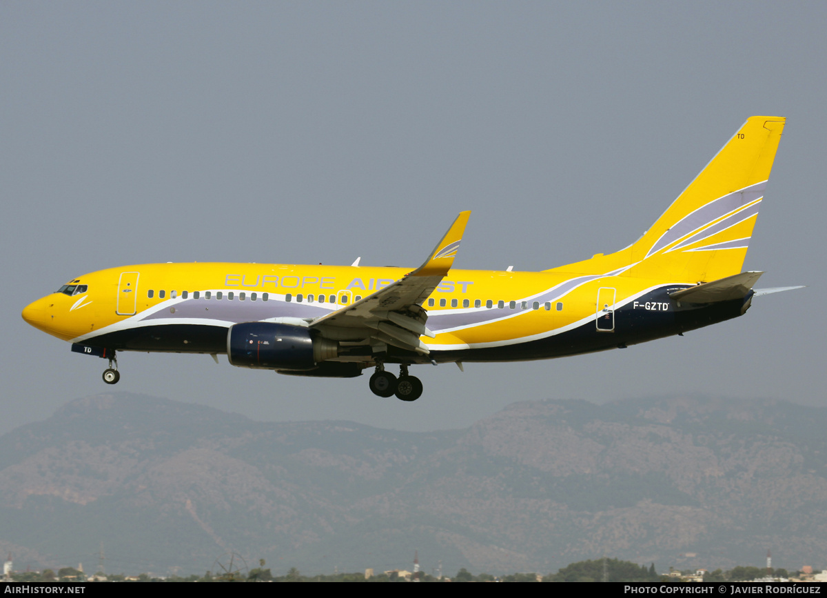 Aircraft Photo of F-GZTD | Boeing 737-73V | Europe Airpost | AirHistory.net #670373