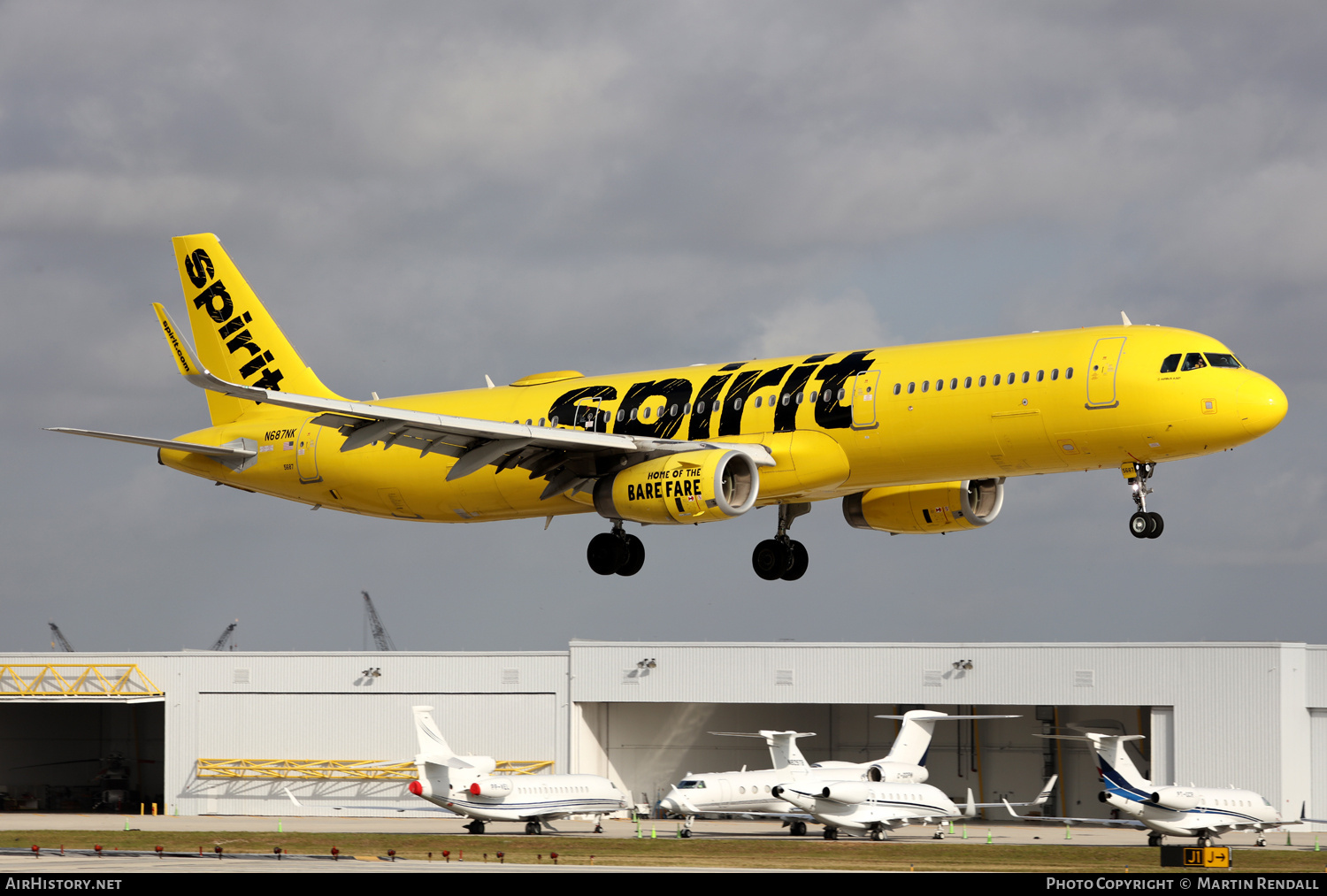 Aircraft Photo of N687NK | Airbus A321-231 | Spirit Airlines | AirHistory.net #670395