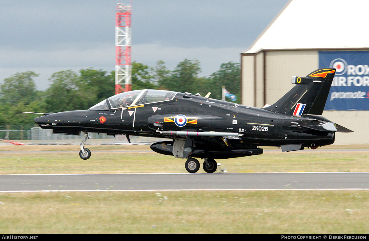 Aircraft Photo of ZK026 | BAE Systems Hawk T2 | UK - Air Force | AirHistory.net #670413