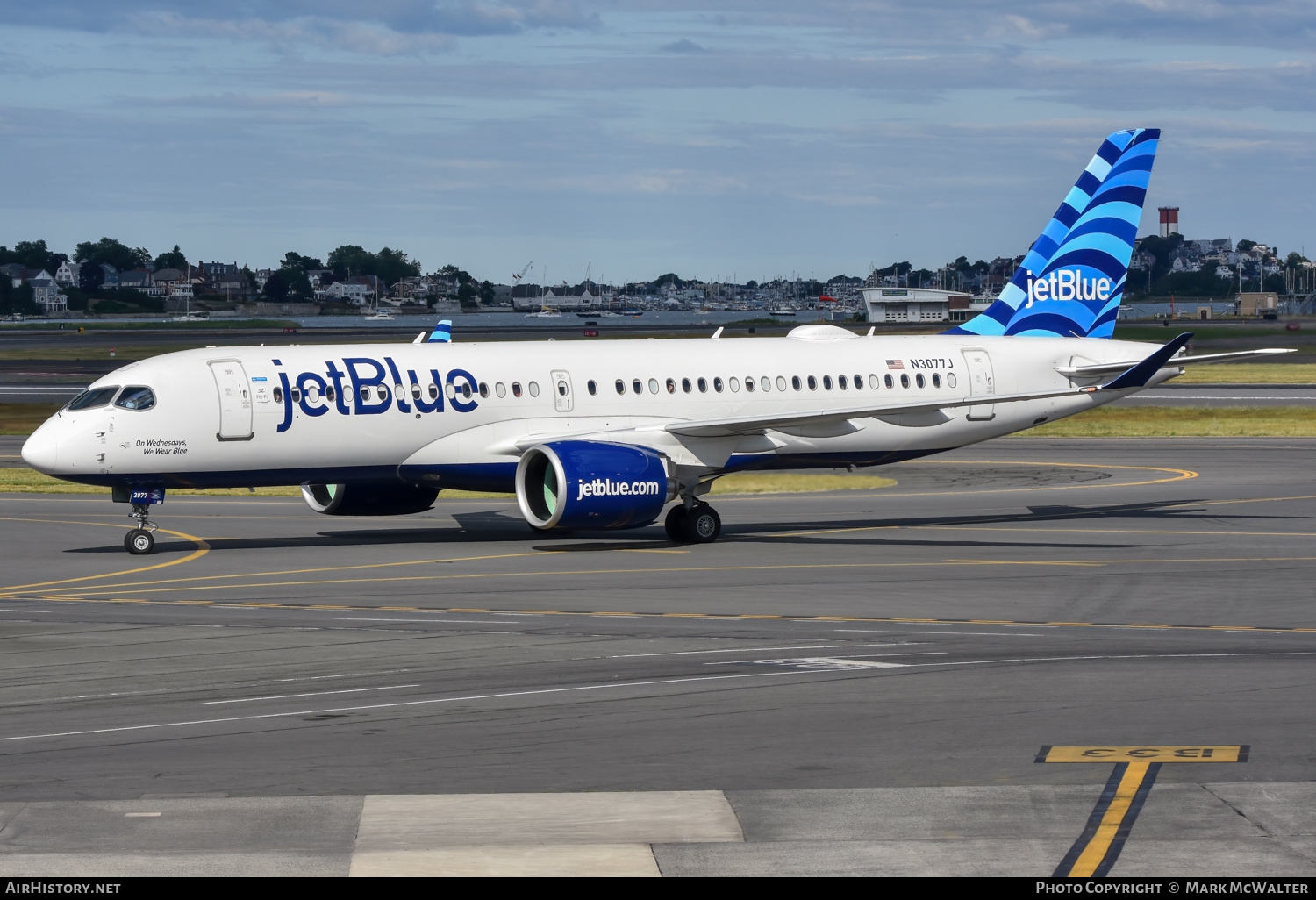 Aircraft Photo of N3077J | Airbus A220-371 (BD-500-1A11) | JetBlue Airways | AirHistory.net #670423