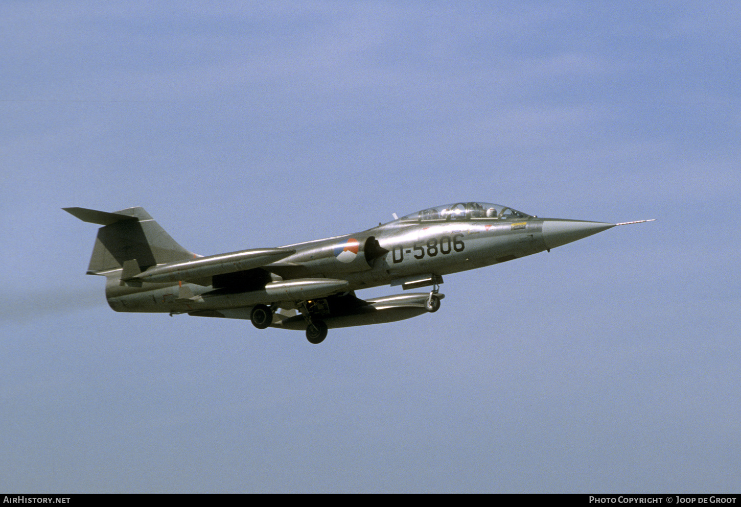 Aircraft Photo of D-5806 | Lockheed TF-104G Starfighter | Netherlands - Air Force | AirHistory.net #670440