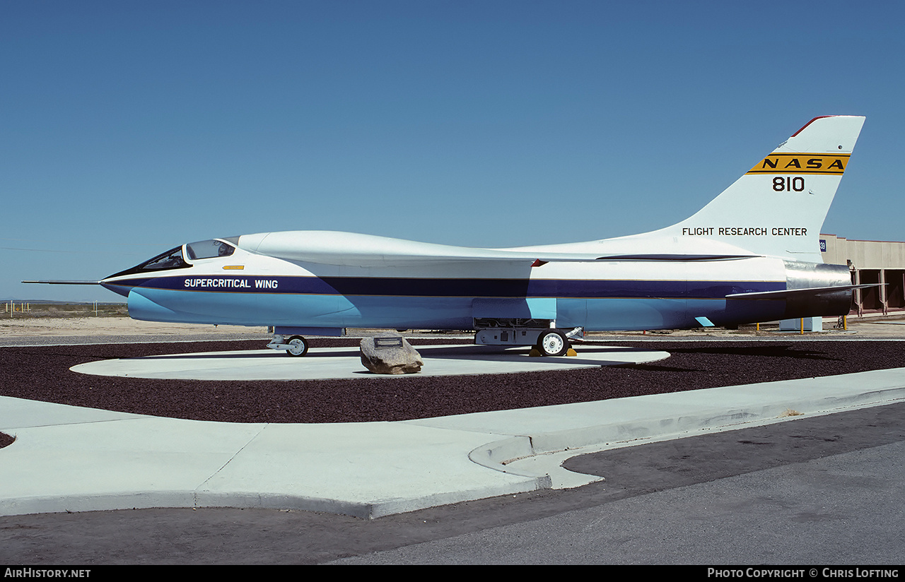 Aircraft Photo of NASA 810 | Vought F-8A Crusader | NASA - National Aeronautics and Space Administration | AirHistory.net #670450