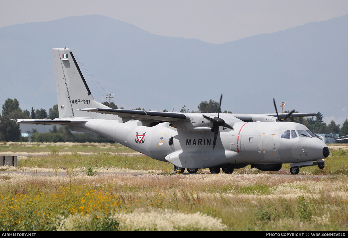 Aircraft Photo of AMP-120 | CASA/IPTN CN235M-300 MPA | Mexico - Navy | AirHistory.net #670456