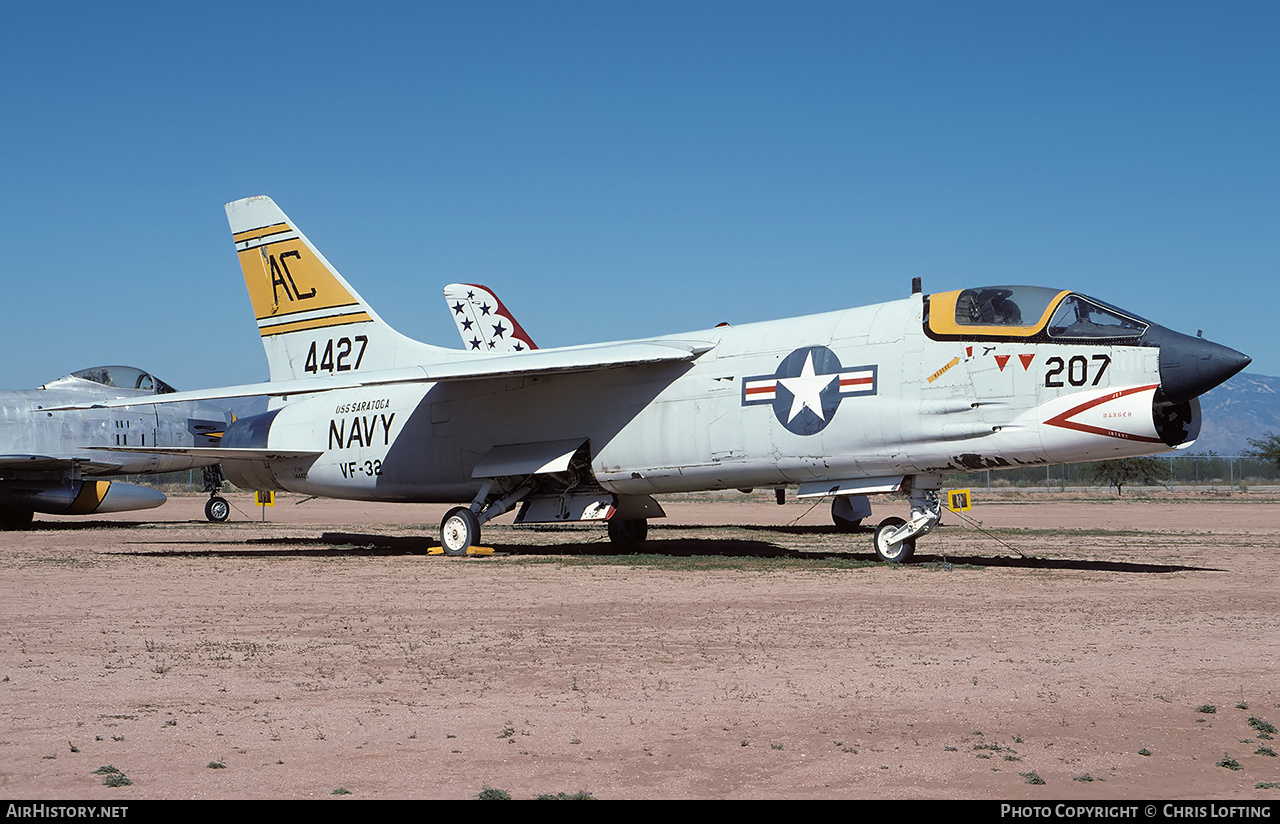 Aircraft Photo of 144427 / 4427 | Vought DF-8F Crusader | USA - Navy | AirHistory.net #670465