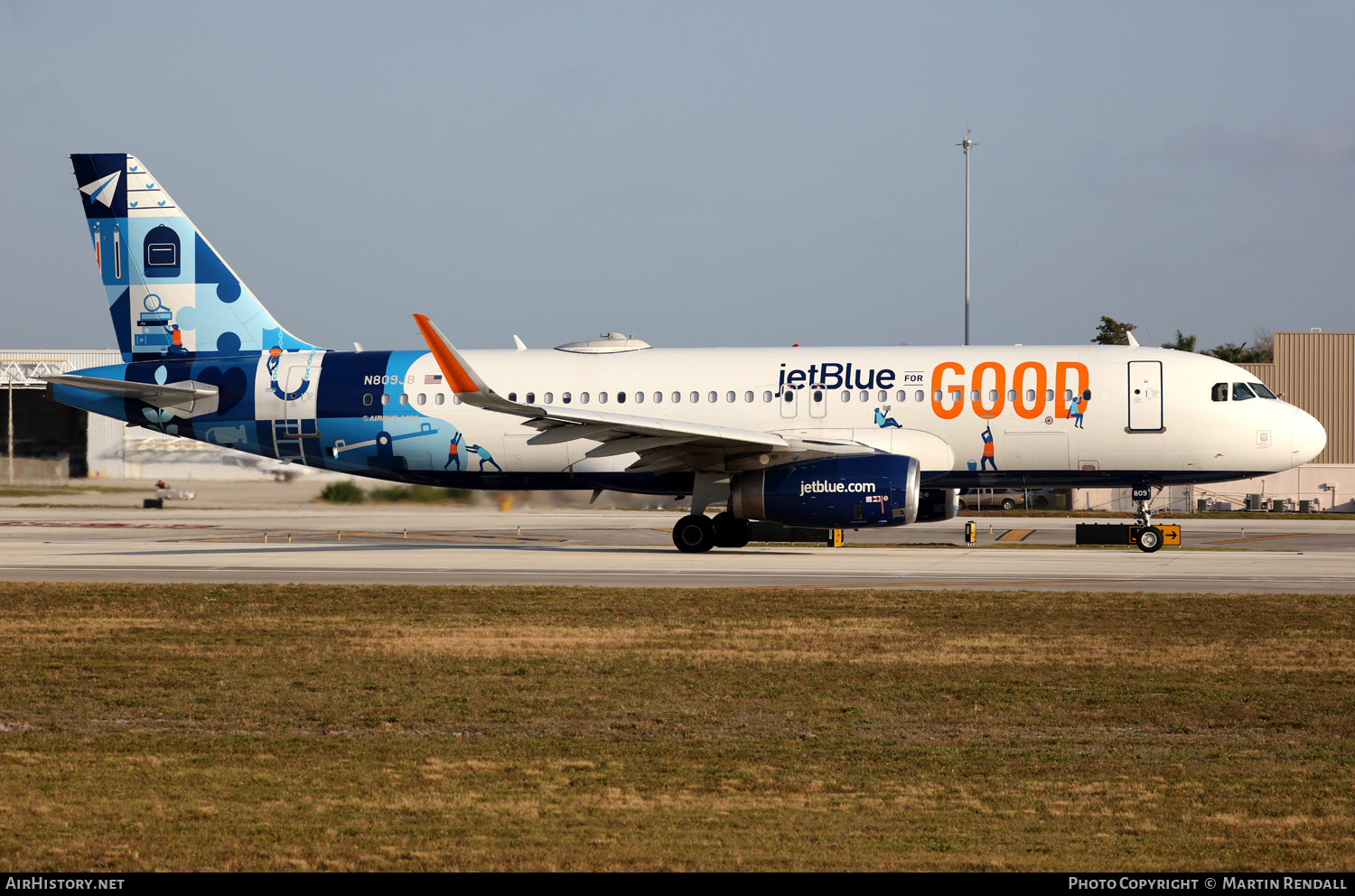 Aircraft Photo of N809JB | Airbus A320-232 | JetBlue Airways | AirHistory.net #670466