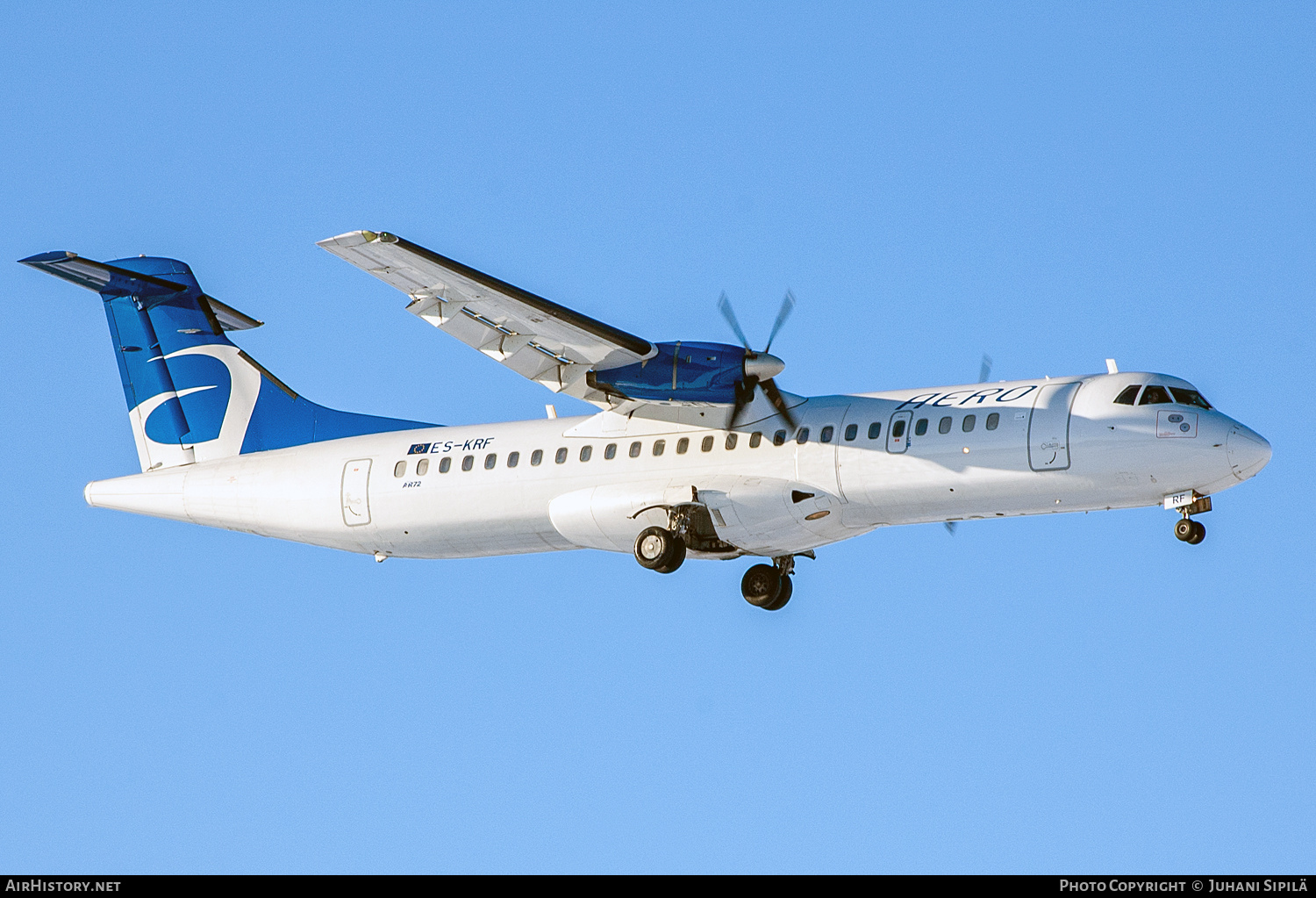 Aircraft Photo of ES-KRF | ATR ATR-72-201 | Aero Airlines | AirHistory.net #670484