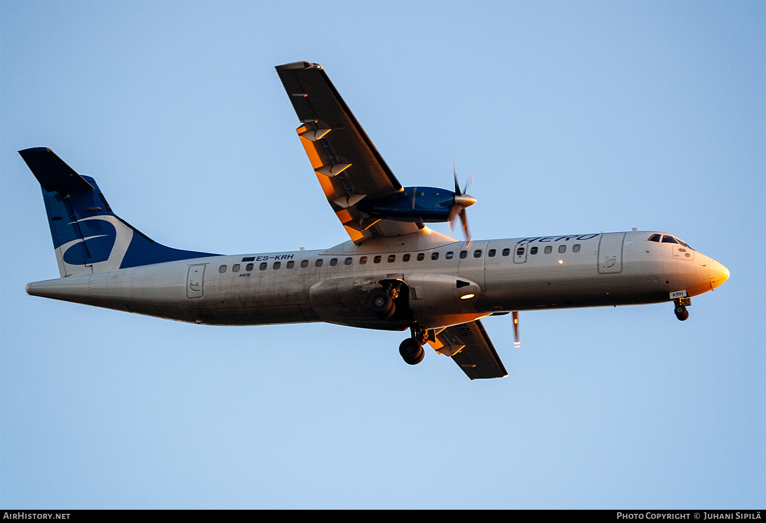 Aircraft Photo of ES-KRH | ATR ATR-72-201 | Aero Airlines | AirHistory.net #670487