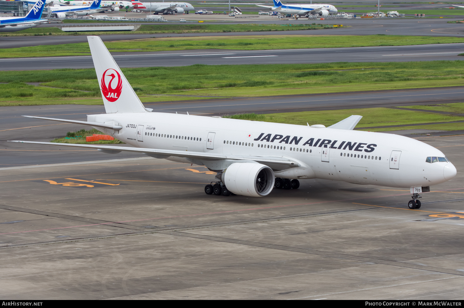 Aircraft Photo of JA703J | Boeing 777-246/ER | Japan Airlines - JAL | AirHistory.net #670497