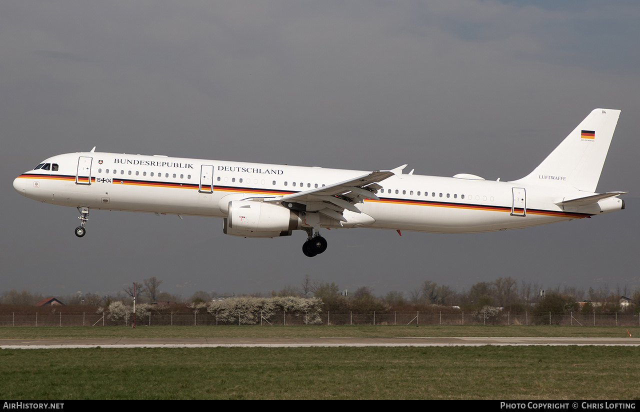 Aircraft Photo of 1504 | Airbus A321-231 | Germany - Air Force | AirHistory.net #670516