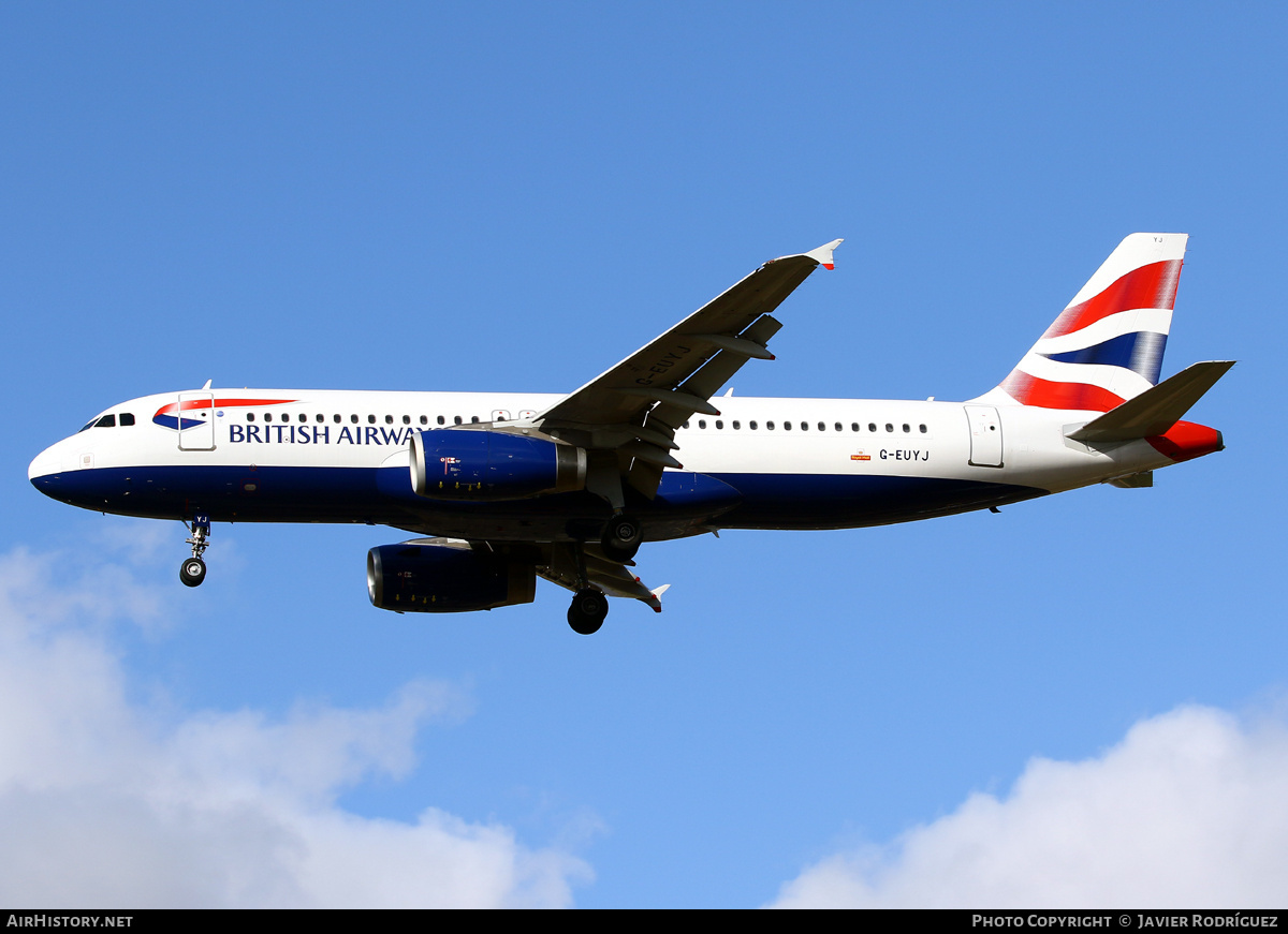 Aircraft Photo of G-EUYJ | Airbus A320-232 | British Airways | AirHistory.net #670529