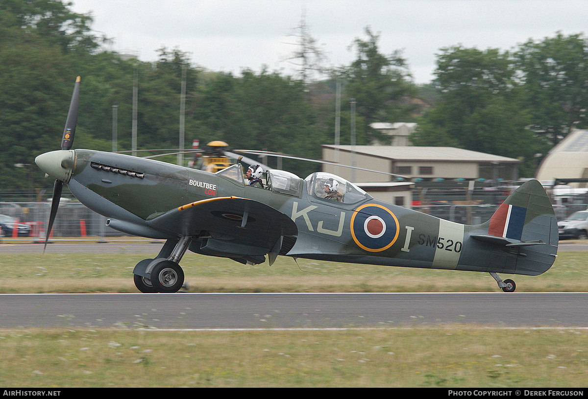 Aircraft Photo of G-ILDA / SM520 | Supermarine 509 Spitfire T9 | UK - Air Force | AirHistory.net #670533