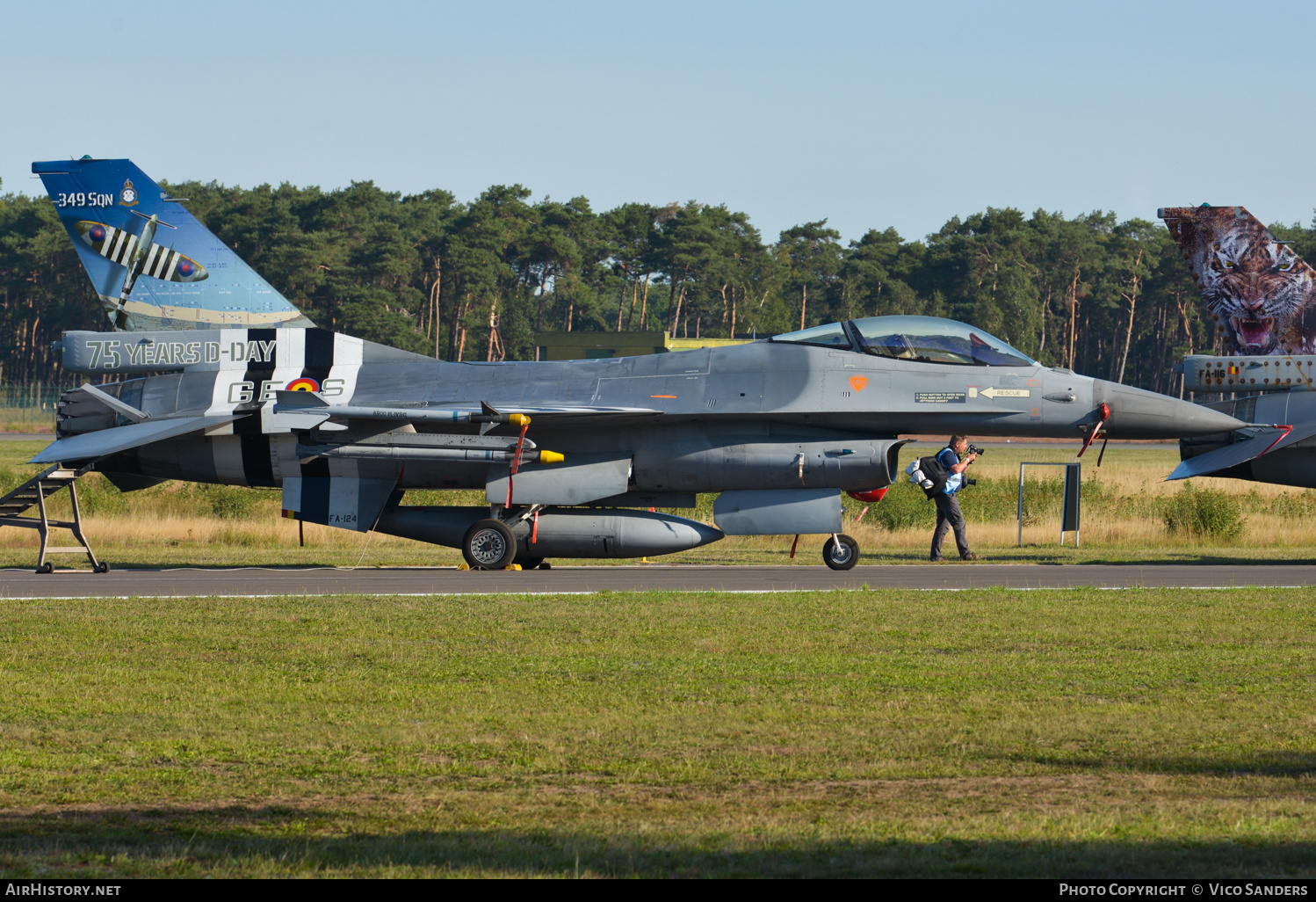 Aircraft Photo of FA-124 | General Dynamics F-16AM Fighting Falcon | Belgium - Air Force | AirHistory.net #670625