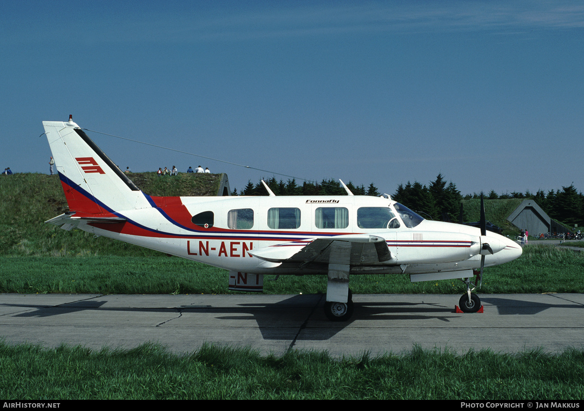 Aircraft Photo of LN-AEN | Piper PA-31-310 Navajo B | Fonnafly | AirHistory.net #670644