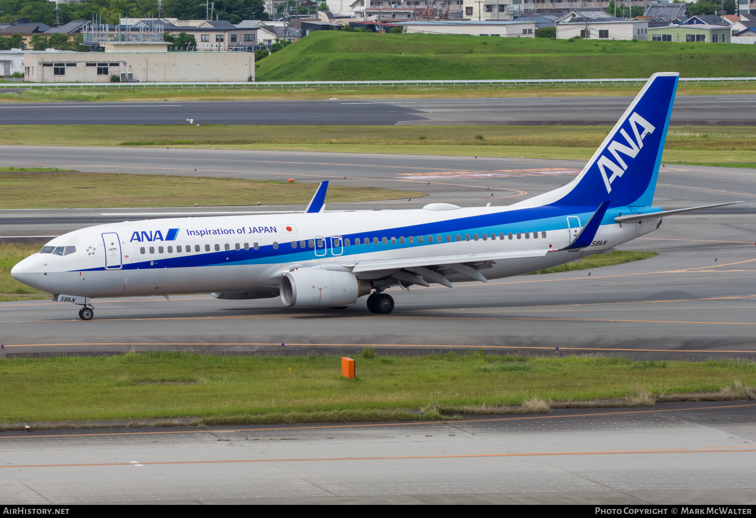 Aircraft Photo of JA58AN | Boeing 737-881 | All Nippon Airways - ANA | AirHistory.net #670685