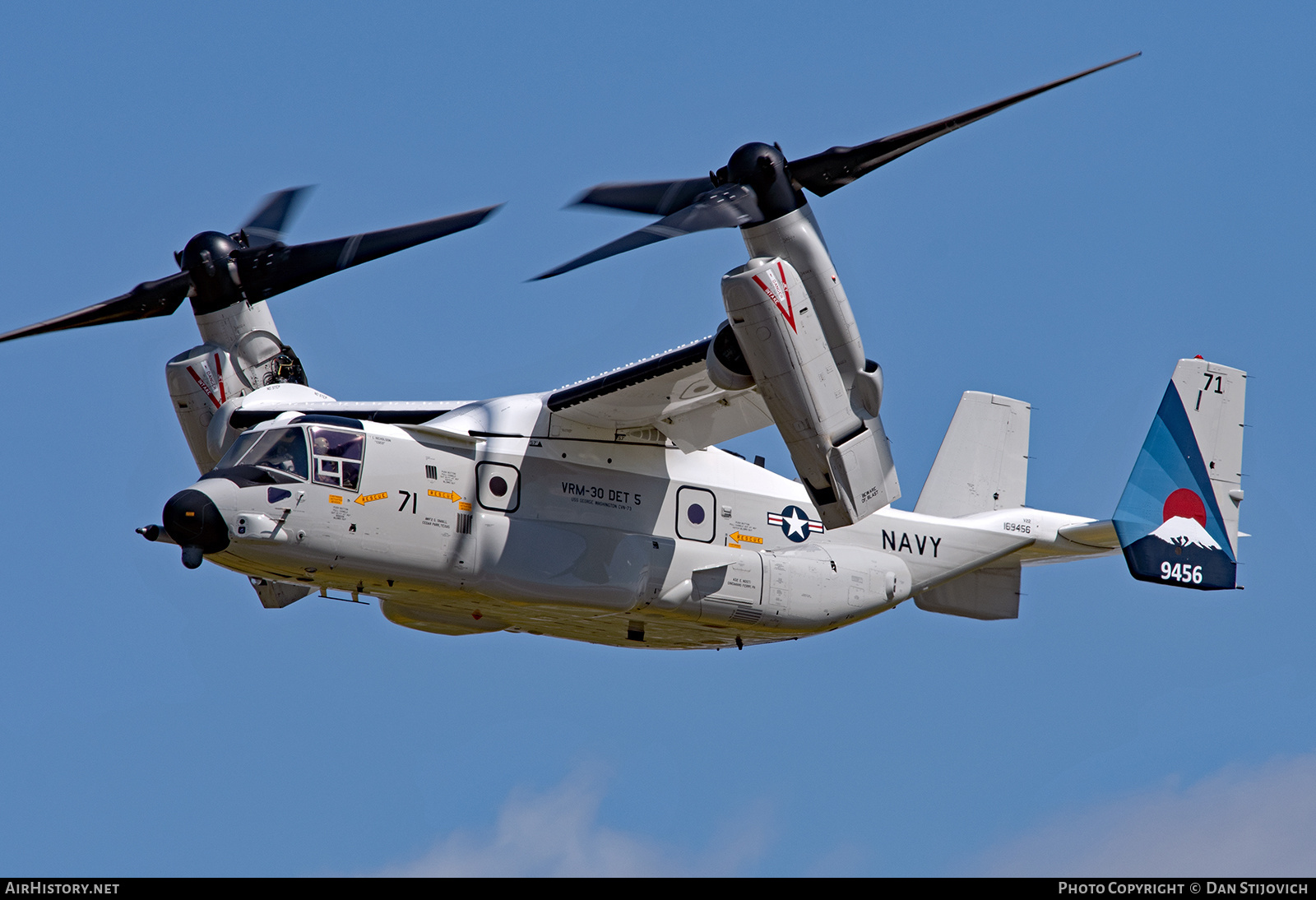 Aircraft Photo of 169456 / 9456 | Bell-Boeing CMV-22B Osprey | USA - Navy | AirHistory.net #670699