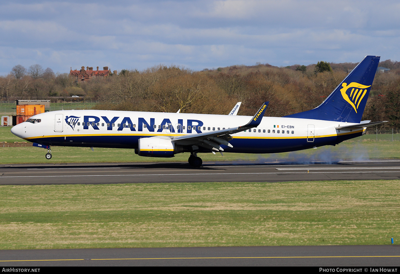 Aircraft Photo of EI-EBN | Boeing 737-8AS | Ryanair | AirHistory.net #670712
