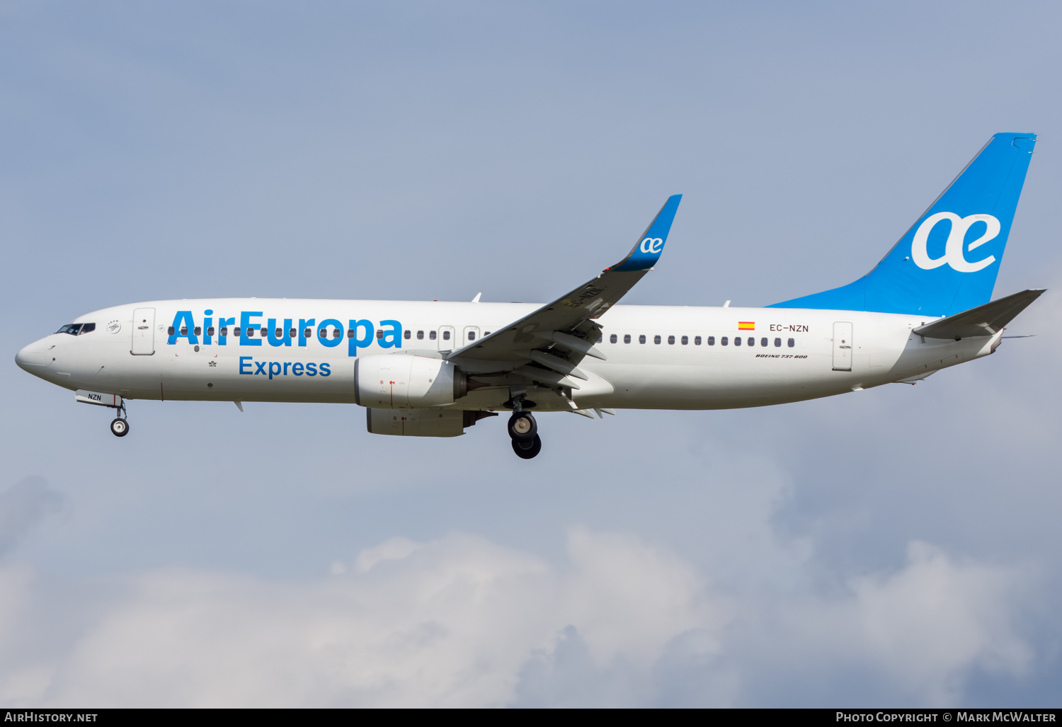 Aircraft Photo of EC-NZN | Boeing 737-8KN | Air Europa Express | AirHistory.net #670714