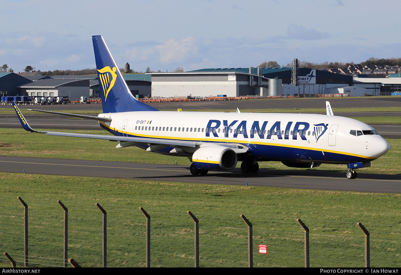 Aircraft Photo of EI-EKT | Boeing 737-8AS | Ryanair | AirHistory.net #670715