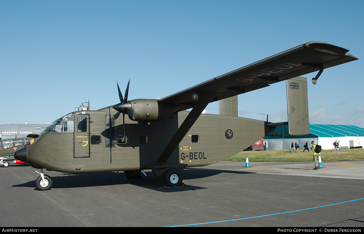 Aircraft Photo of G-BEOL | Short SC.7 Skyvan 3-100 | AirHistory.net #670729