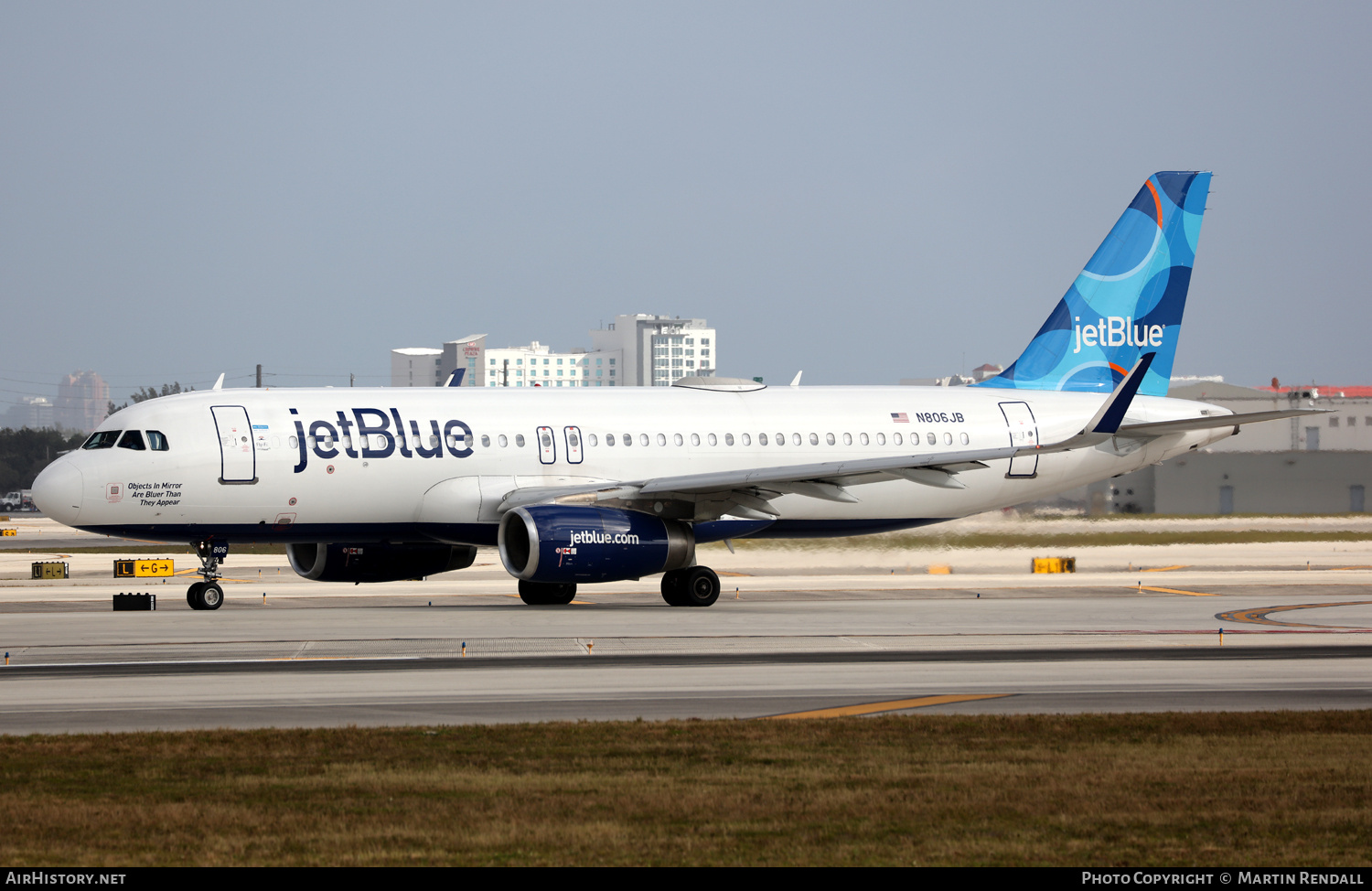 Aircraft Photo of N806JB | Airbus A320-232 | JetBlue Airways | AirHistory.net #670741